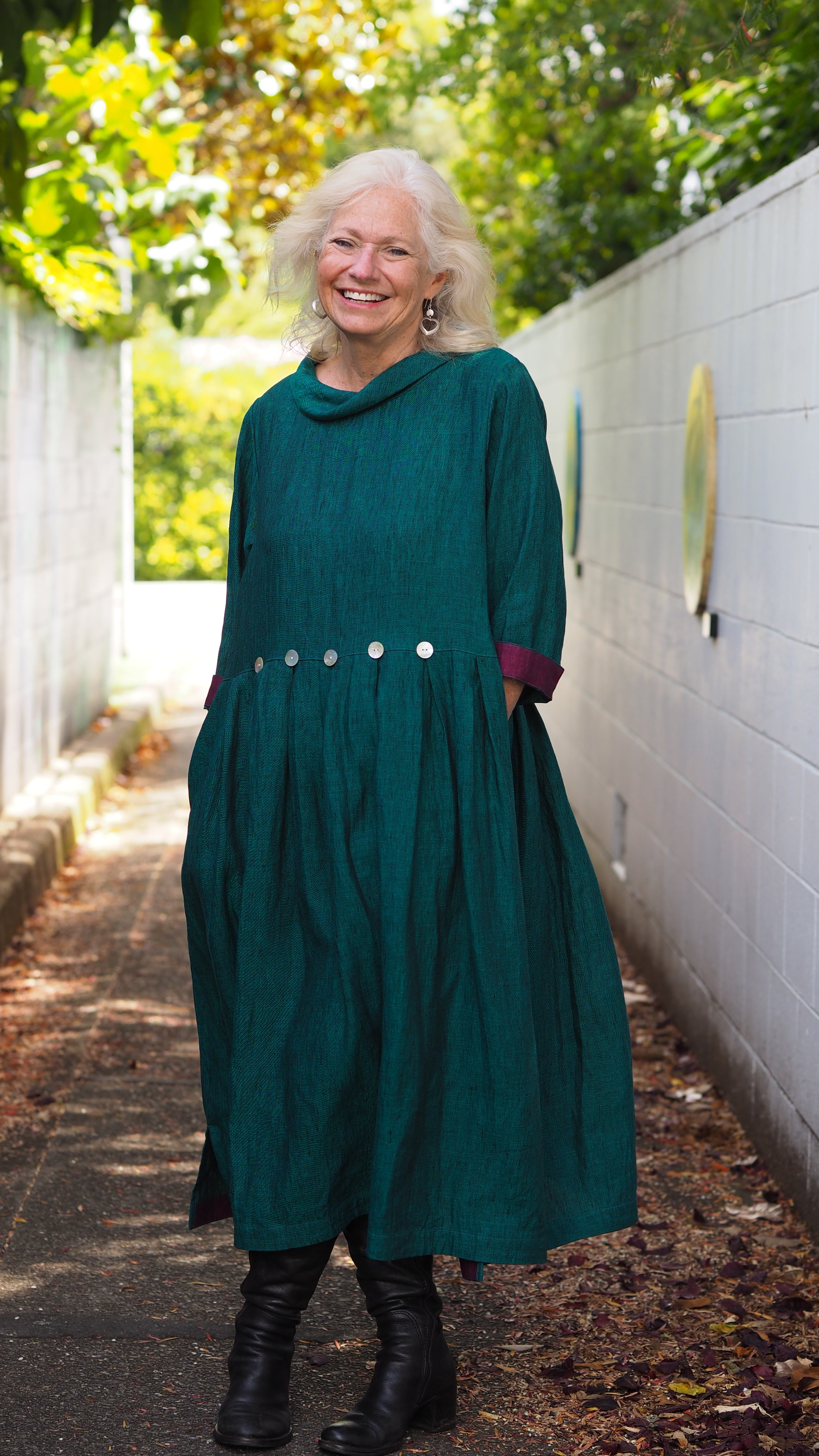 Taranaki Dress Rogue Linen Designer Clothing