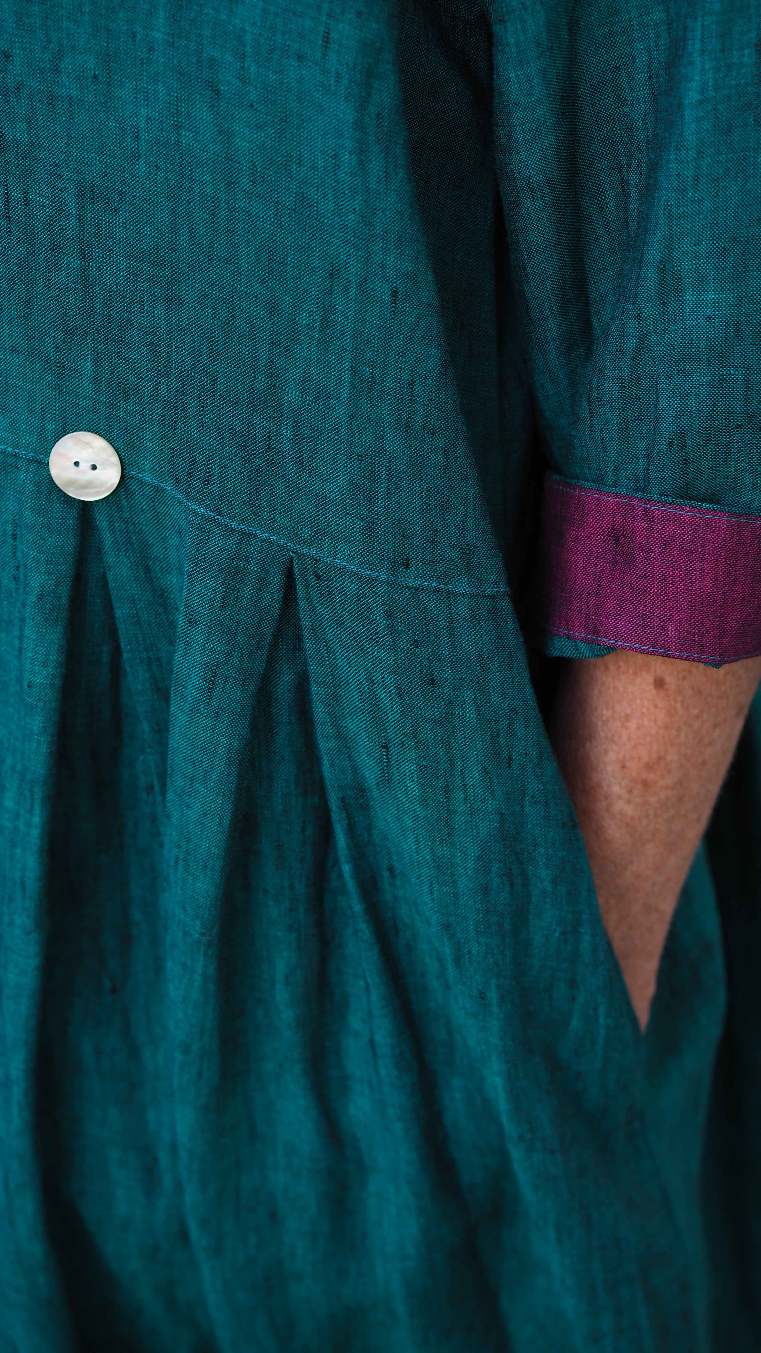 Taranaki Dress Rogue Linen Designer Clothing