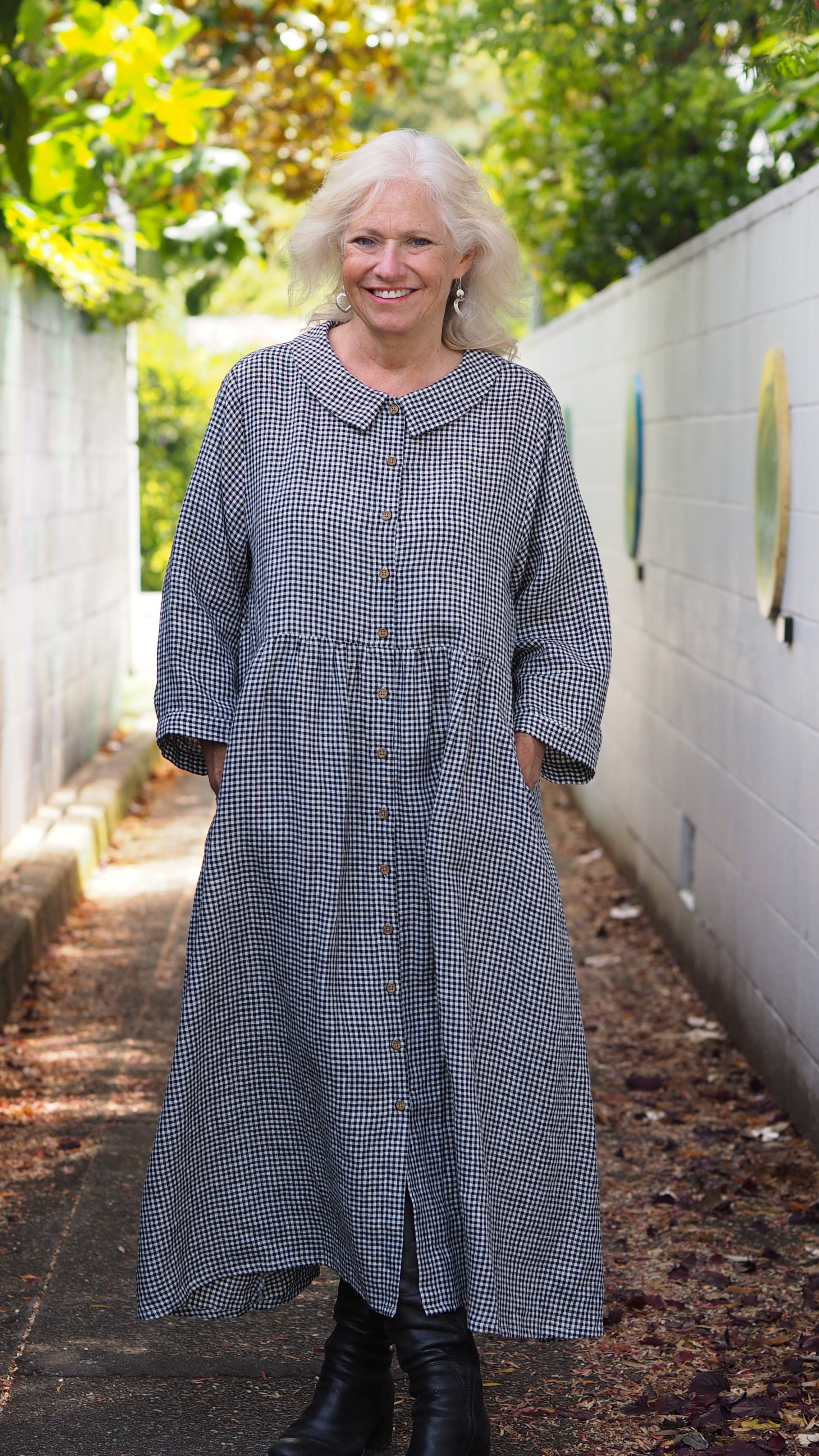 Waikato Dress Rogue Linen Designer Clothing