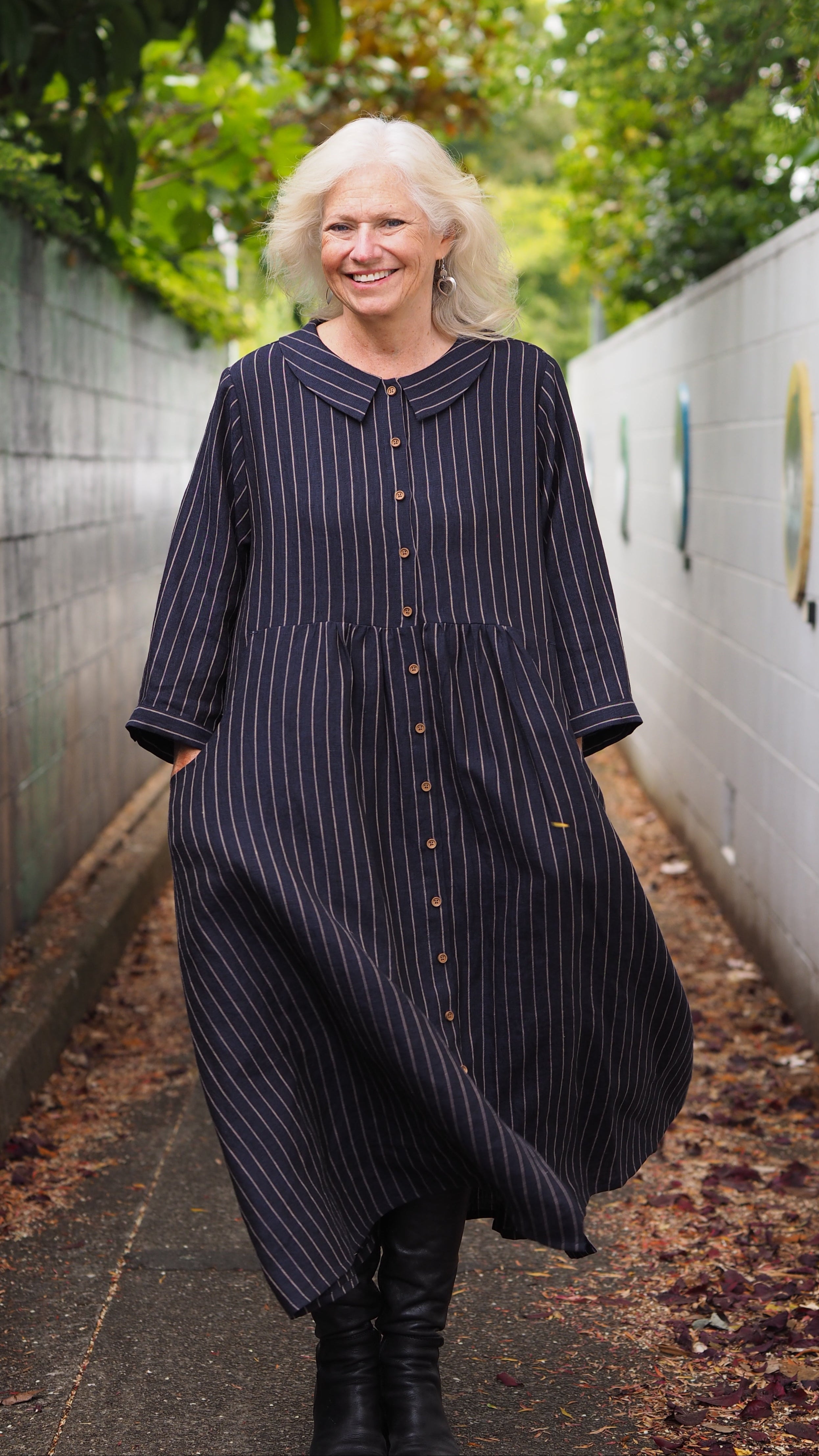 Waikato Dress Rogue Linen Designer Clothing
