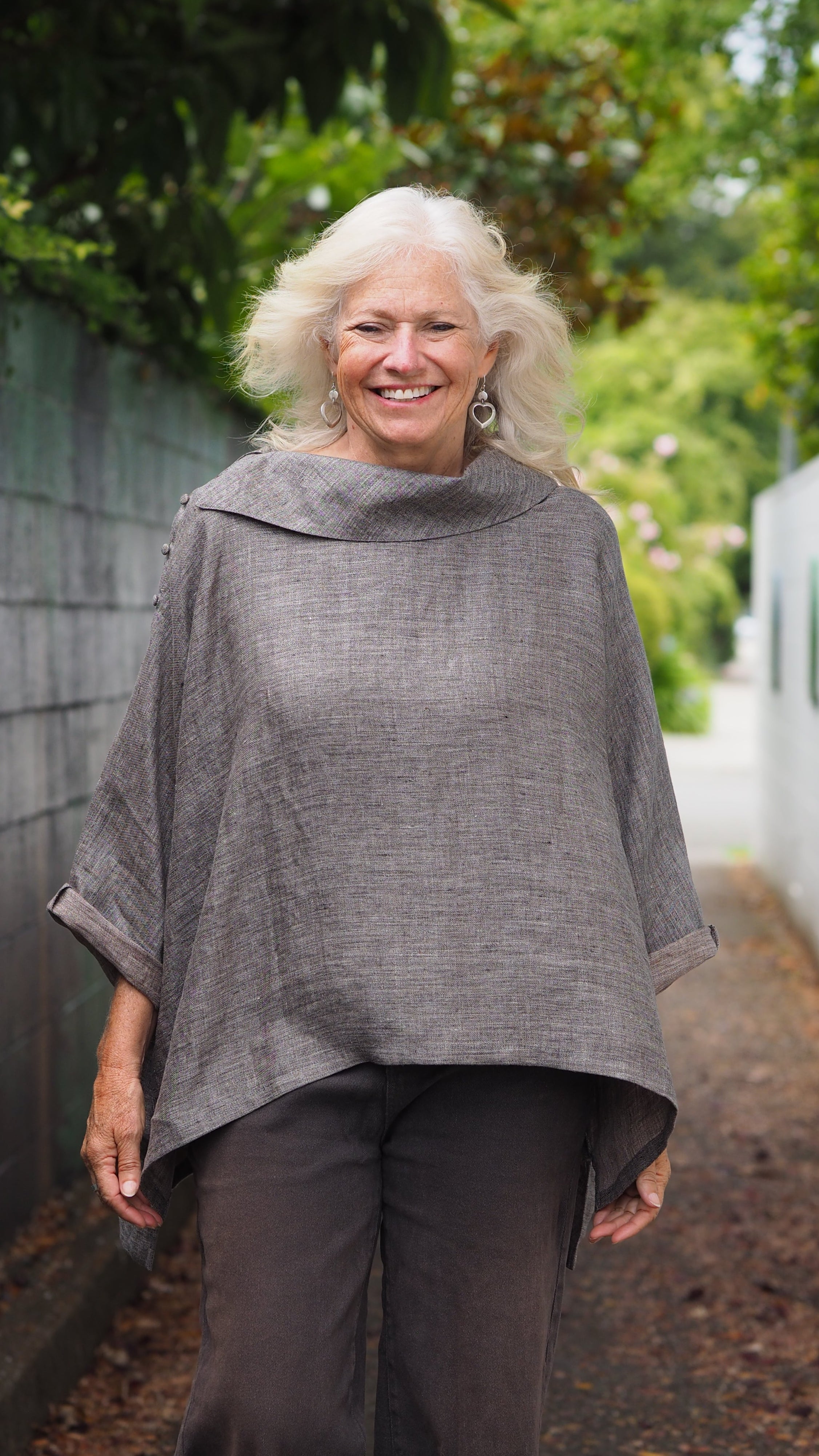 Fiordland Top Rogue Linen Designer Clothing
