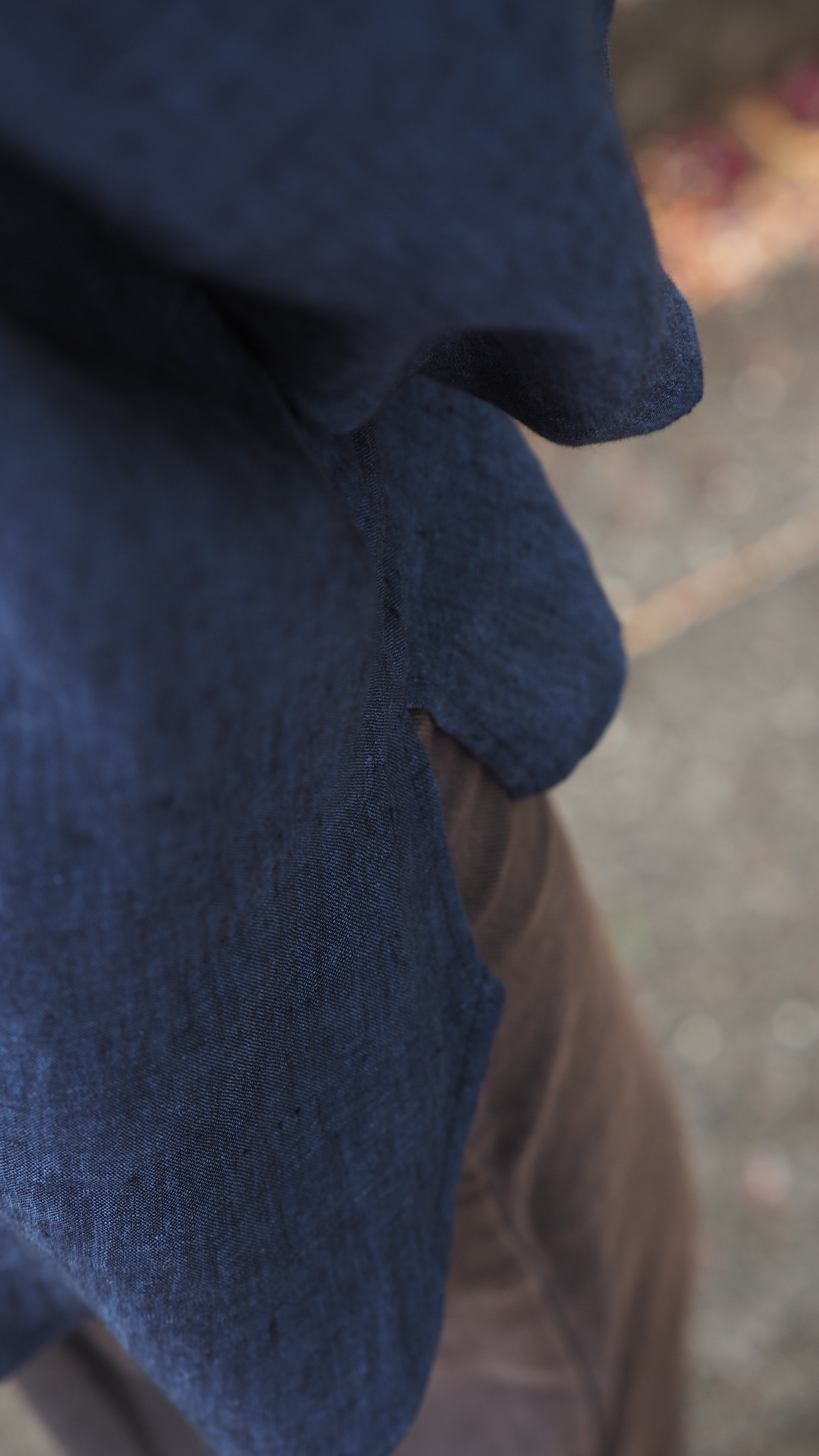 Cowl Neck Sintra Blouse Rogue Linen Designer Clothing