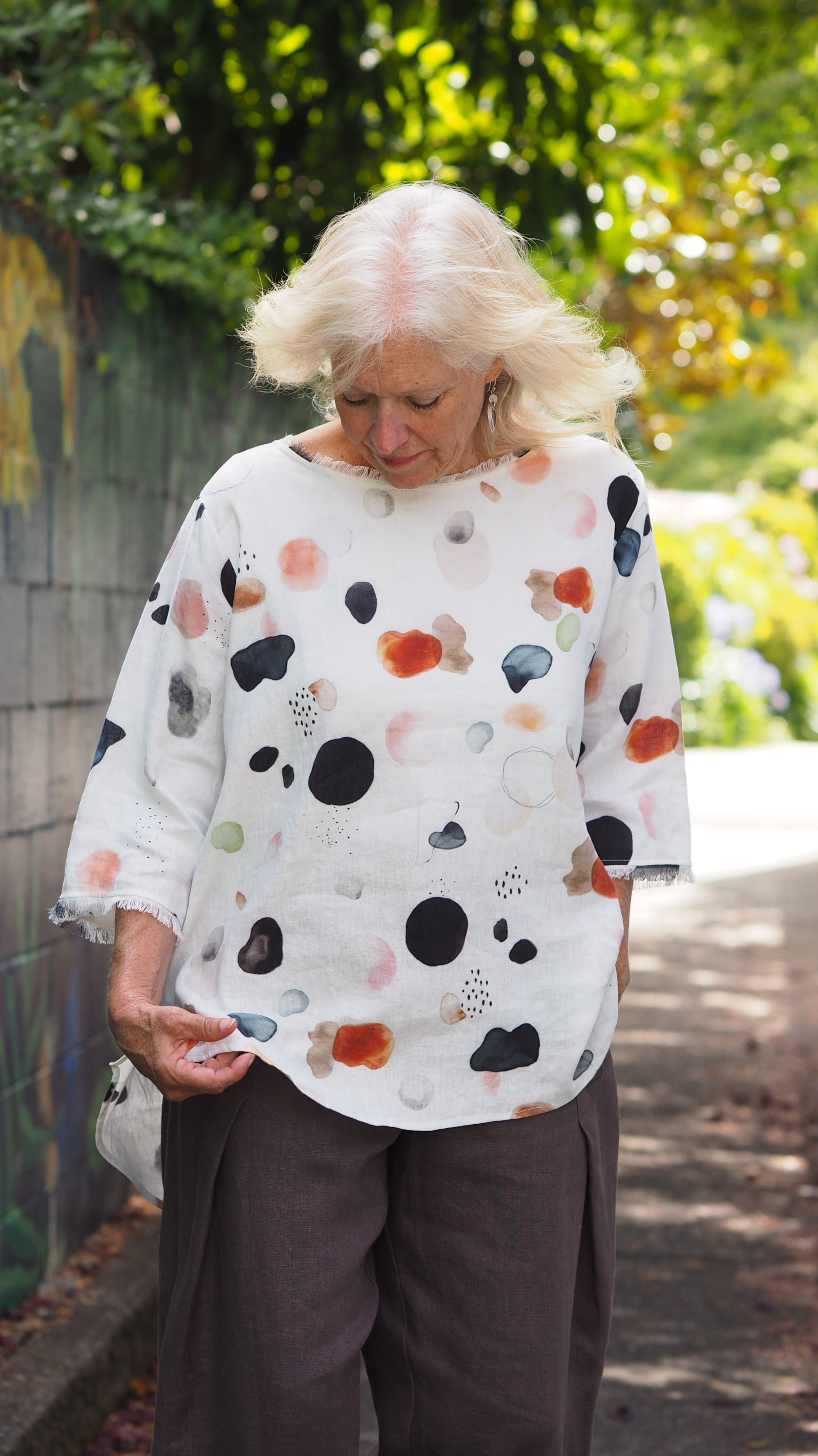 Sintra Blouse Rogue Linen Designer Clothing