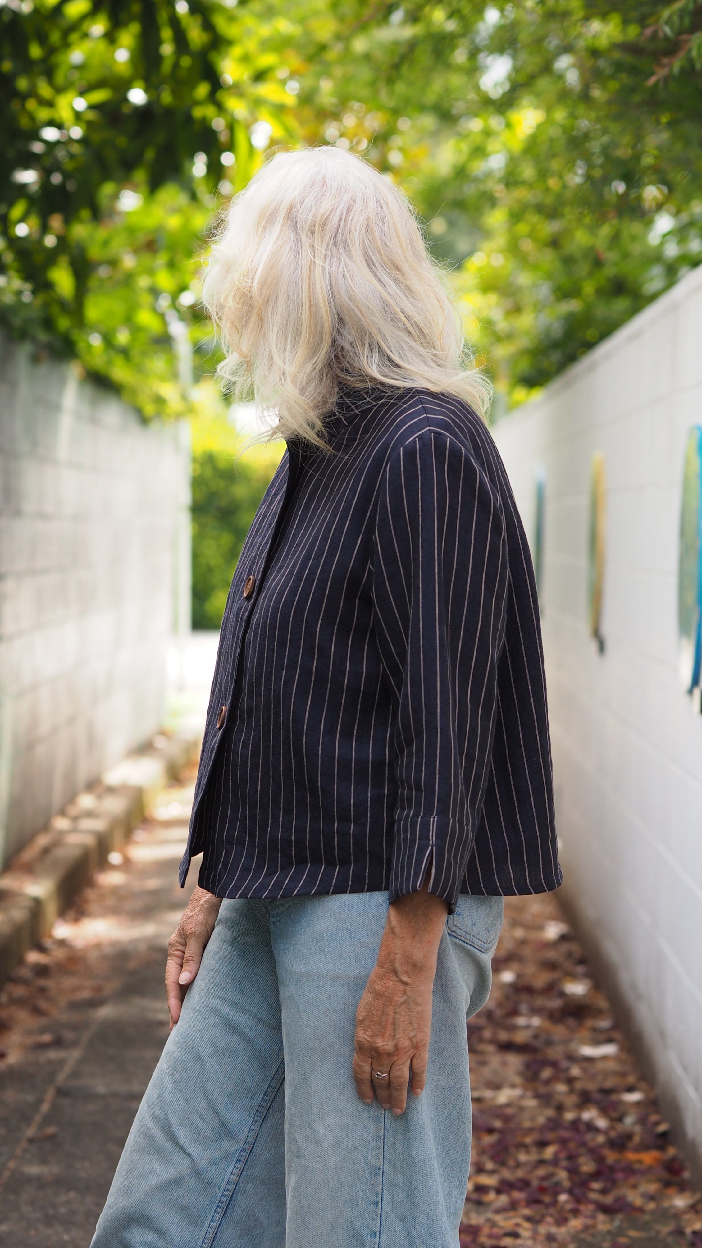 Tokyo Jacket Rogue Linen Designer Clothing