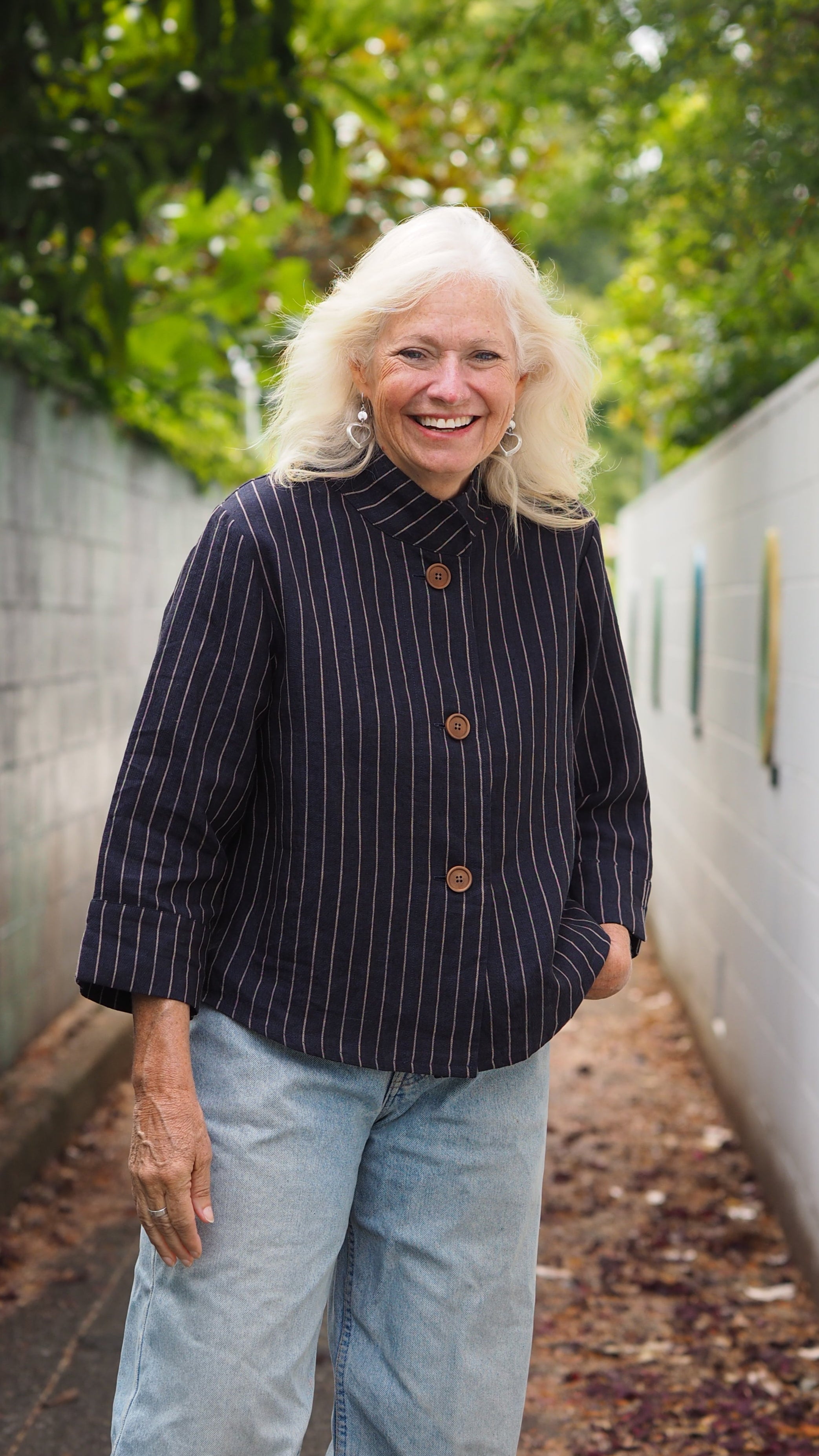 Tokyo Jacket Rogue Linen Designer Clothing