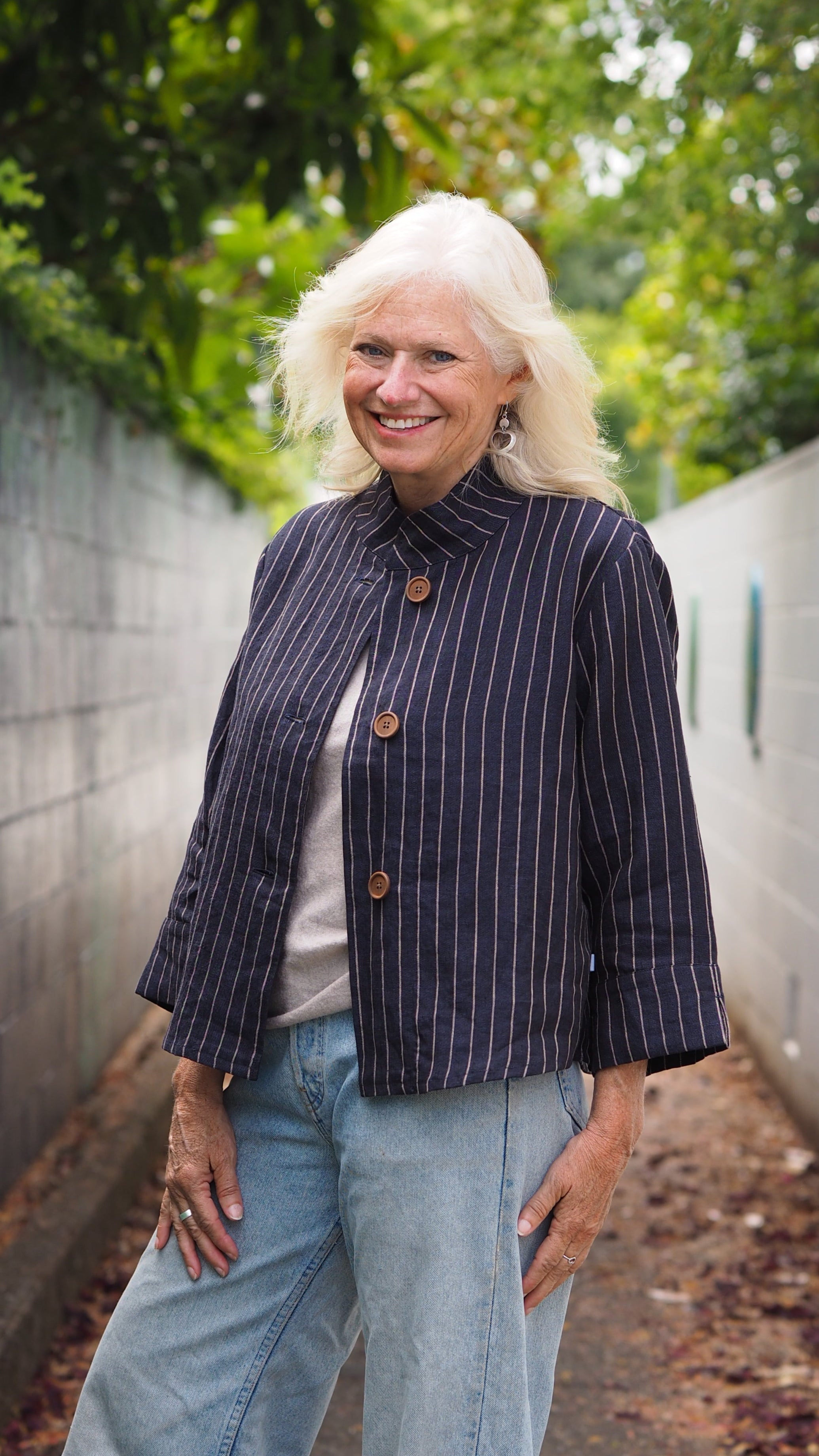 Tokyo Jacket Rogue Linen Designer Clothing