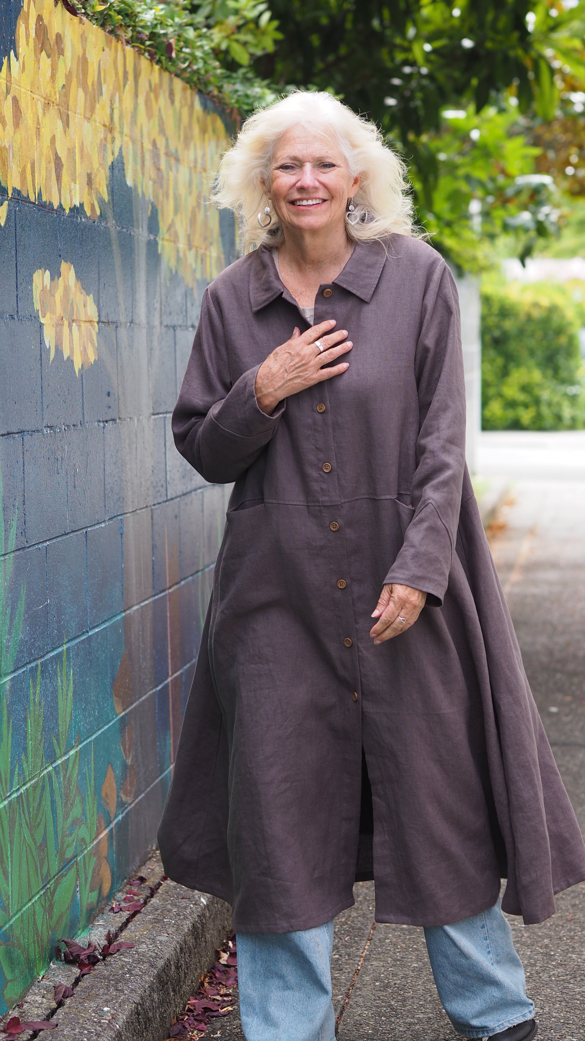 Westhaven Coat Rogue Linen Designer Clothing