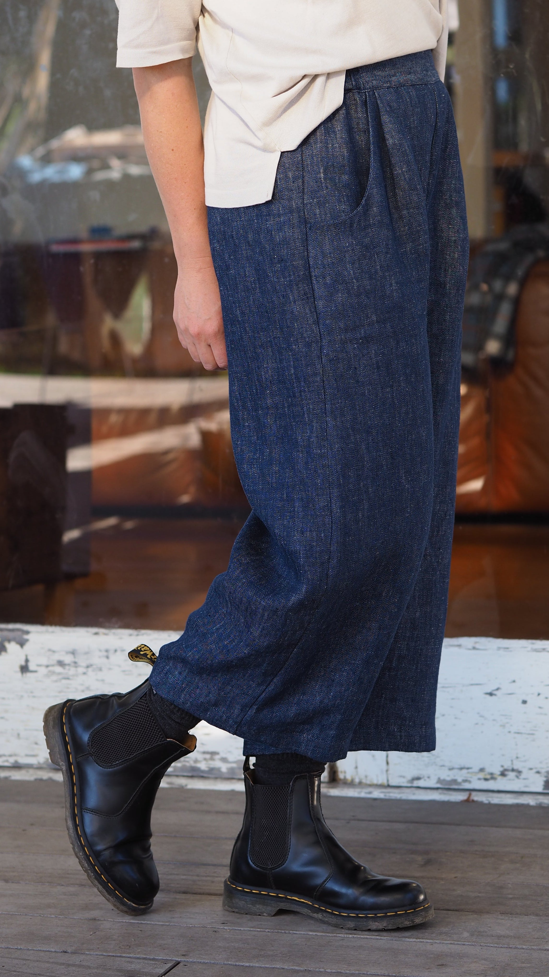 Balfour Culottes Sustainable Linen Clothing