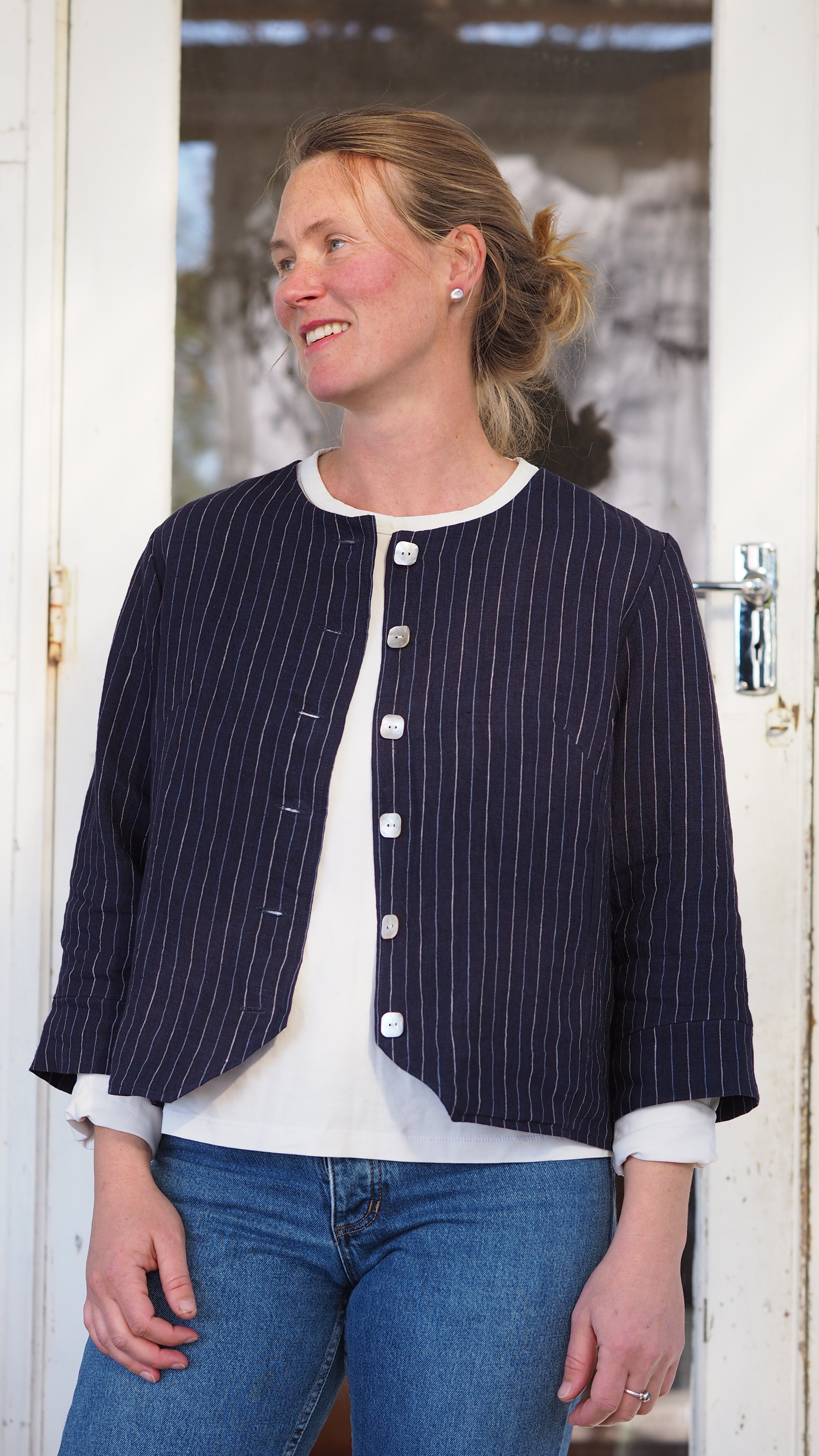 Riverton Jacket Rogue Linen New Zealand Design Women's Clothing