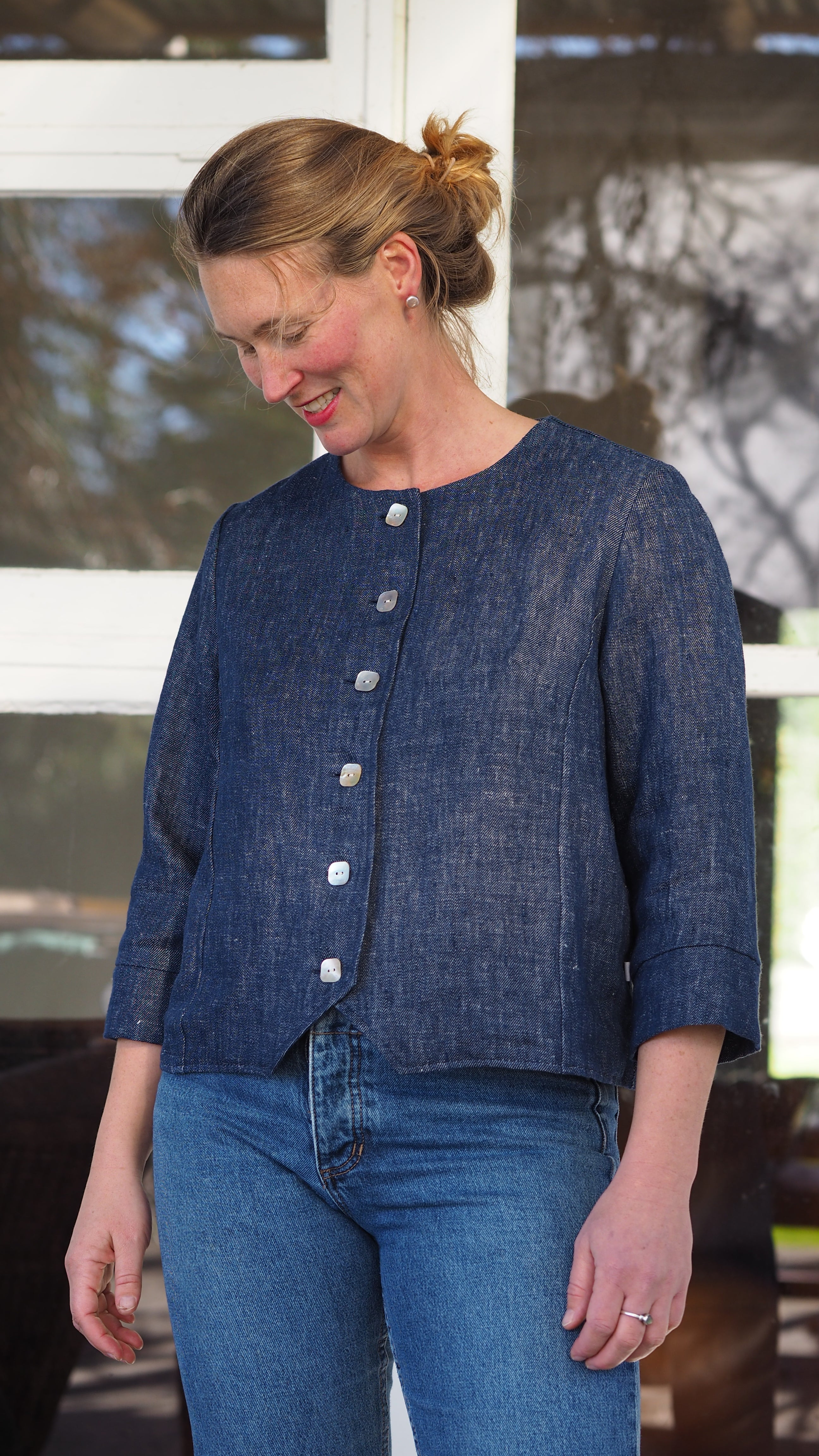 Riverton Jacket Rogue Linen New Zealand Design Women's Clothing