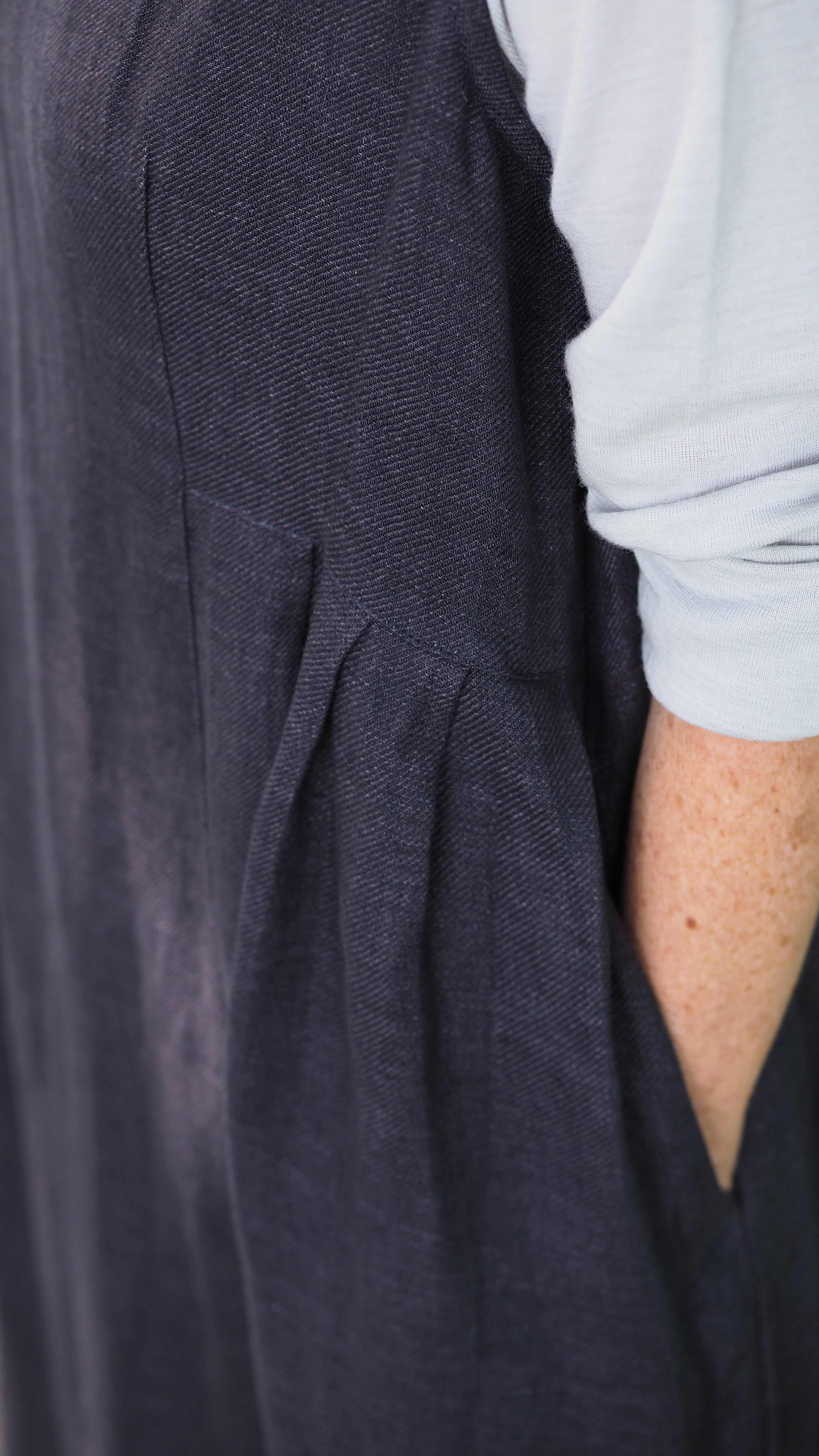 Waihi Dress Rogue Linen Designer Clothing