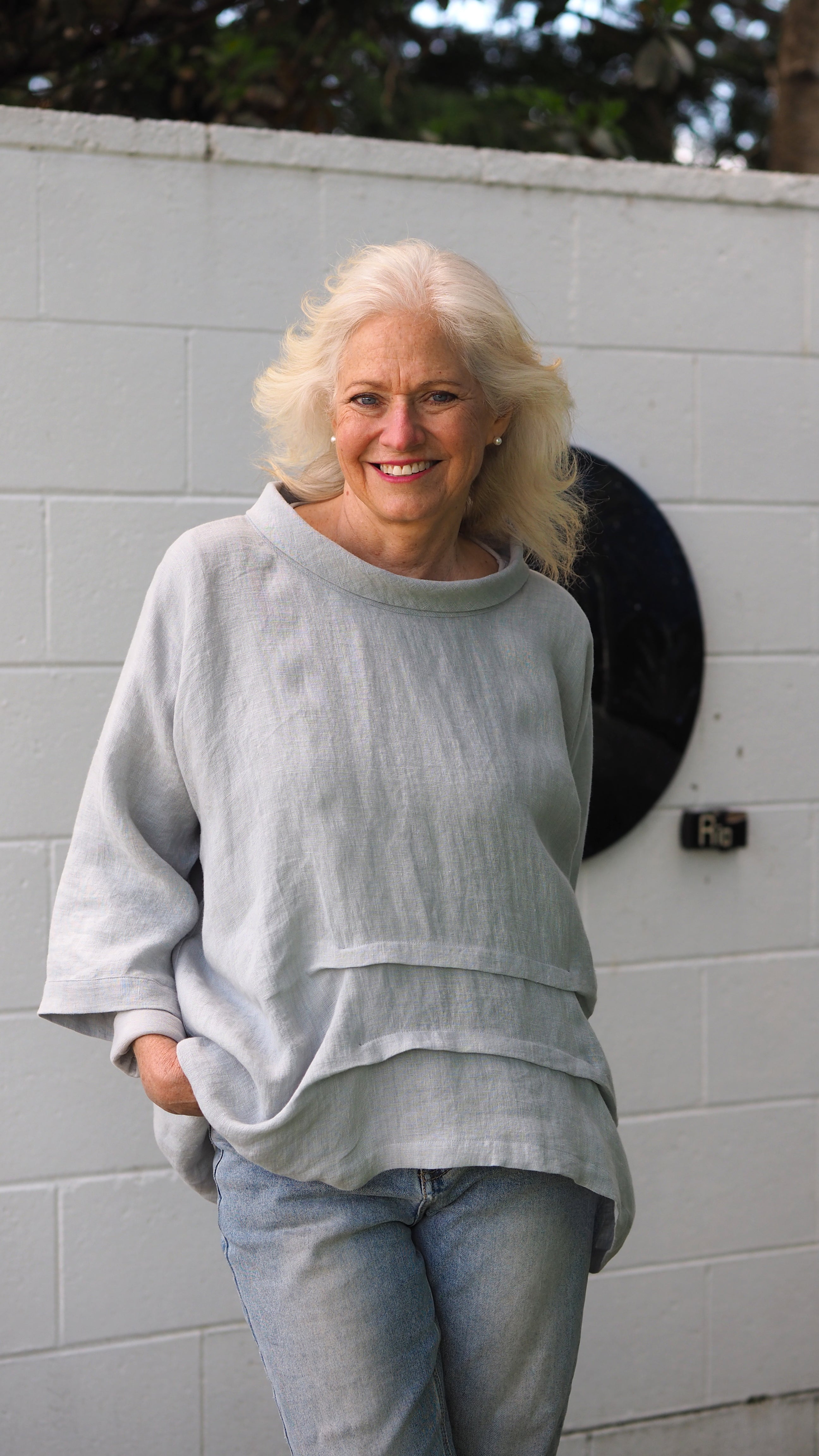 Te Aro Blouse Rogue Linen Designer Clothing