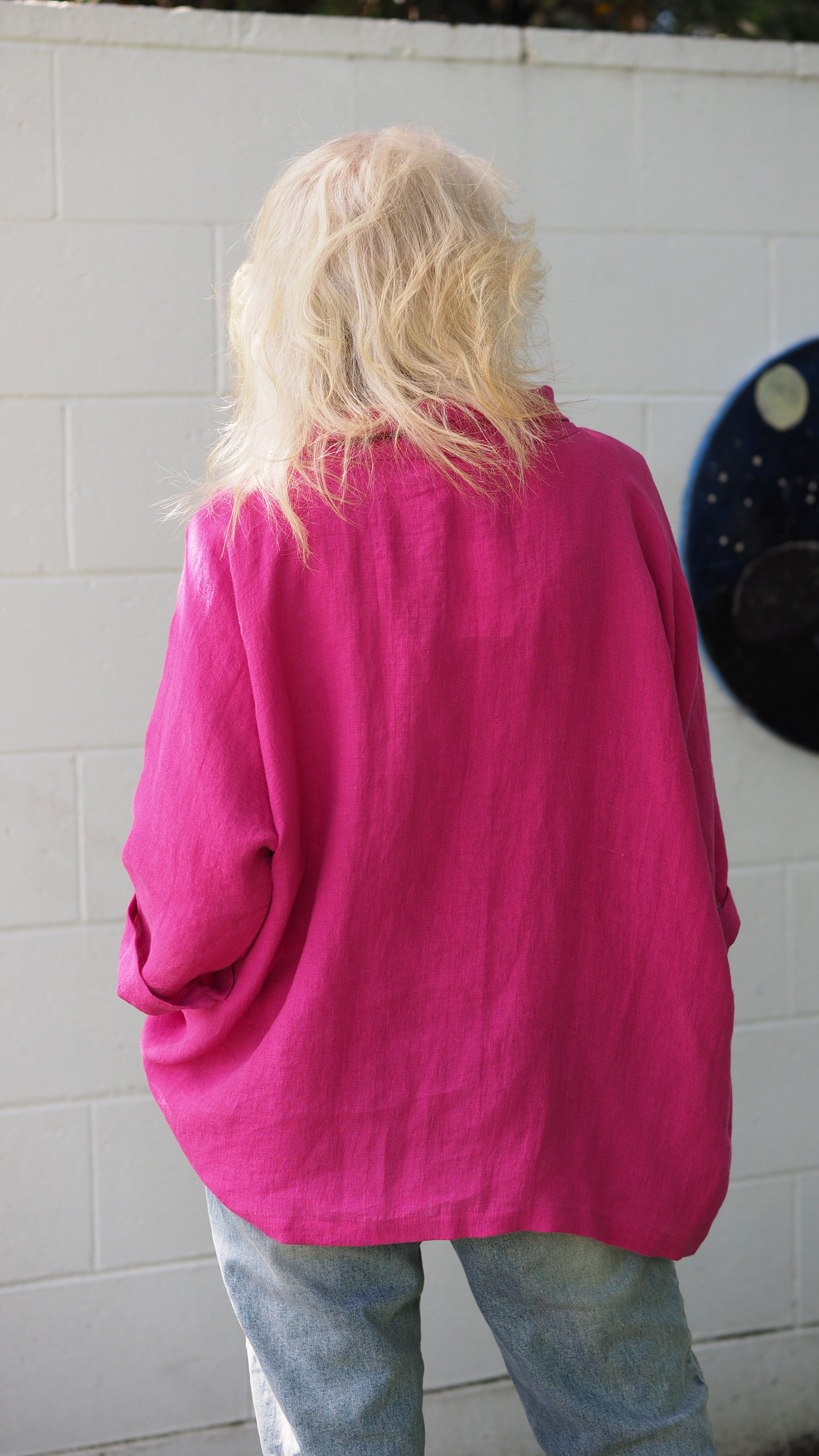 Te Aro Blouse Rogue Linen Designer Clothing