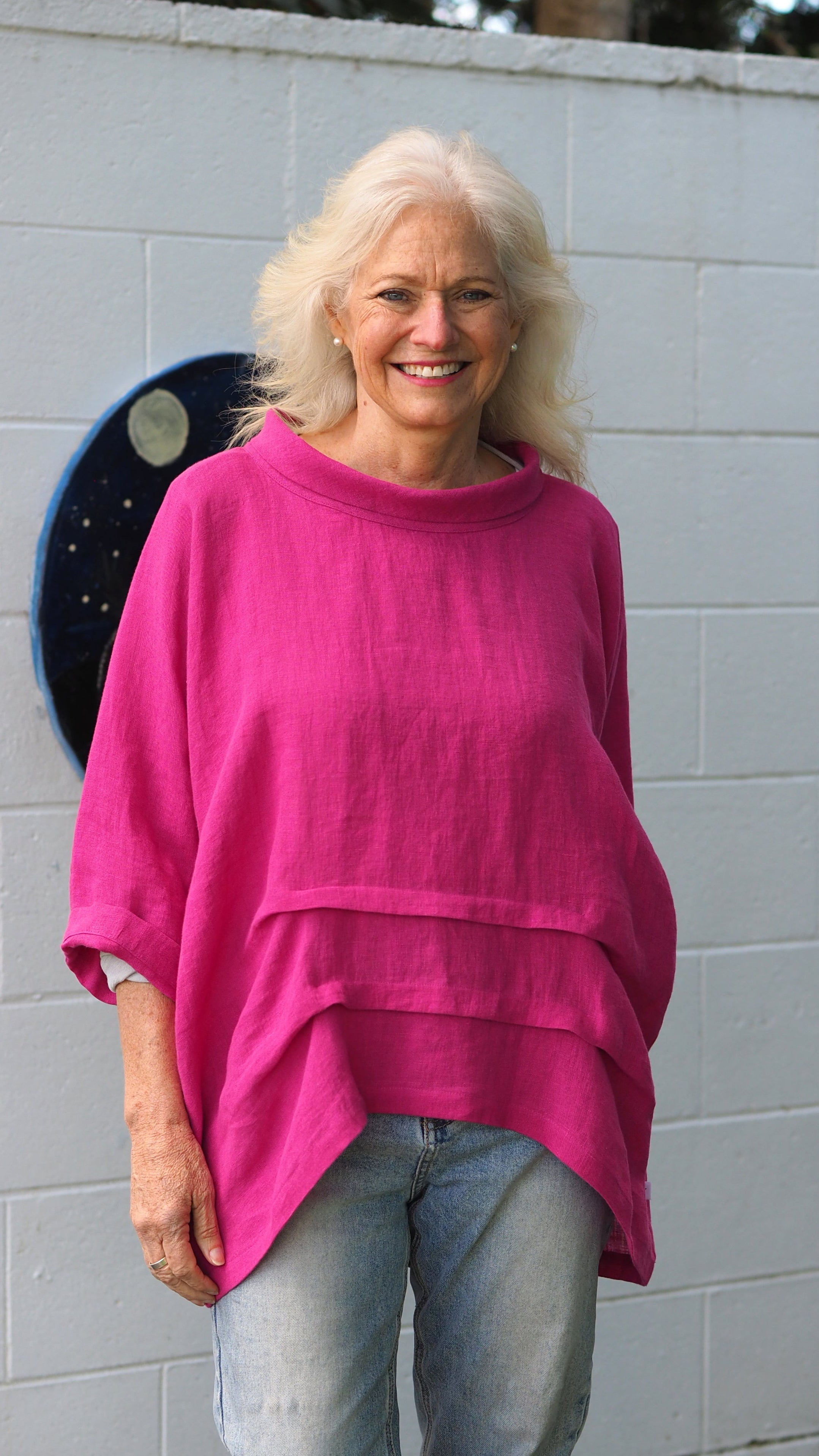 Te Aro Blouse Rogue Linen Designer Clothing