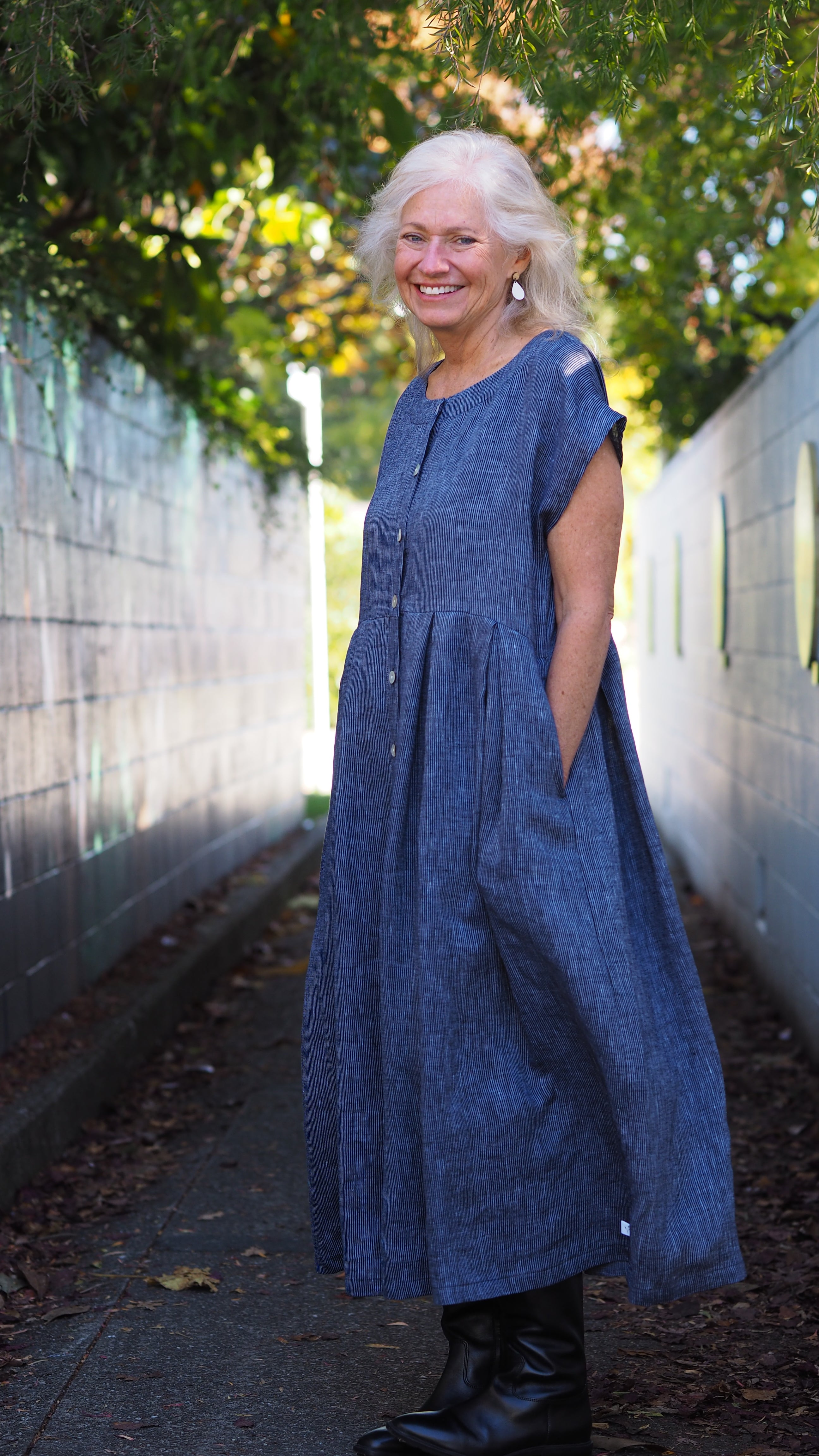 Moana Dress Rogue Linen Designer Clothing