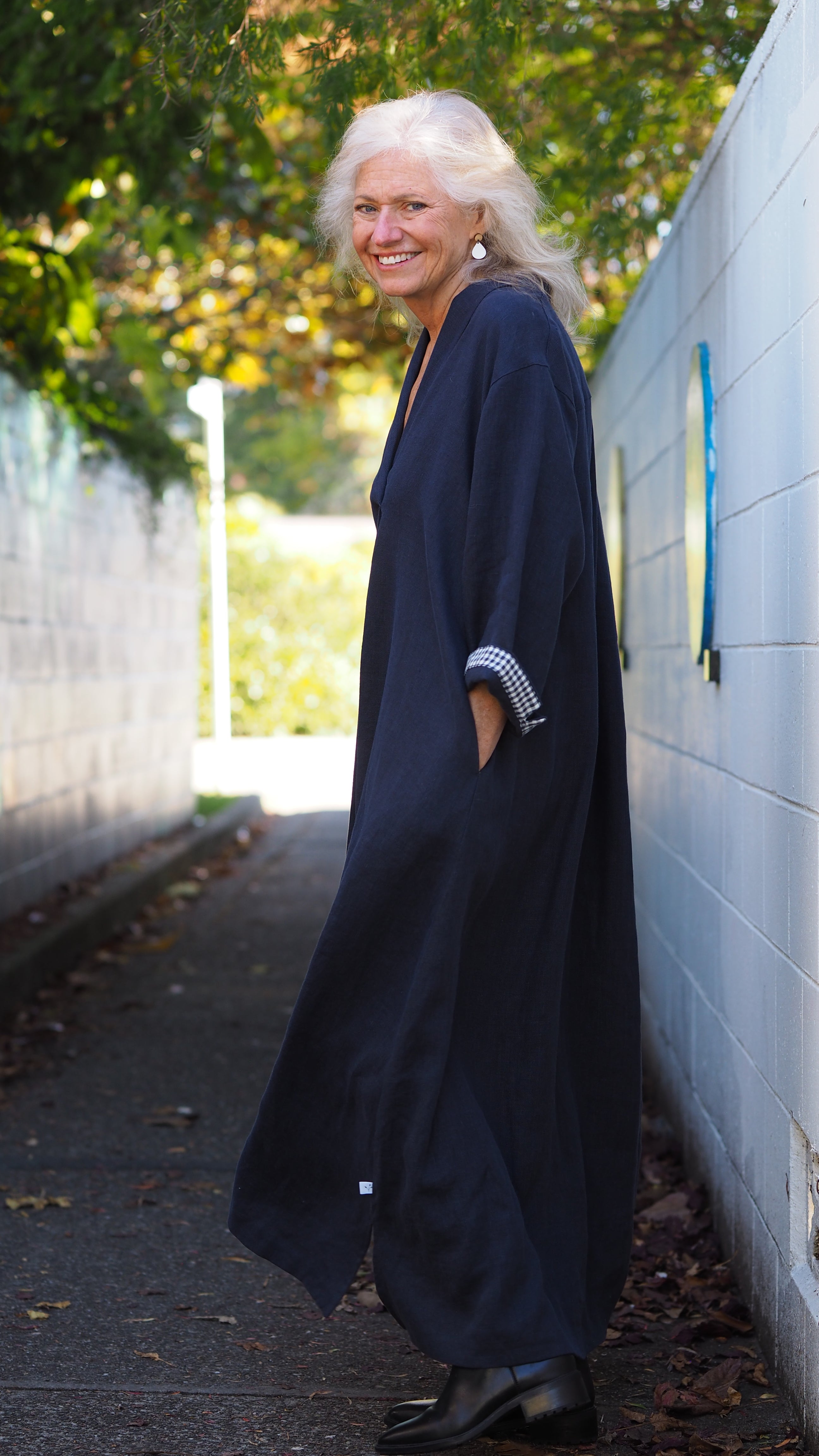 Atamira Dress Rogue Linen Designer Clothing