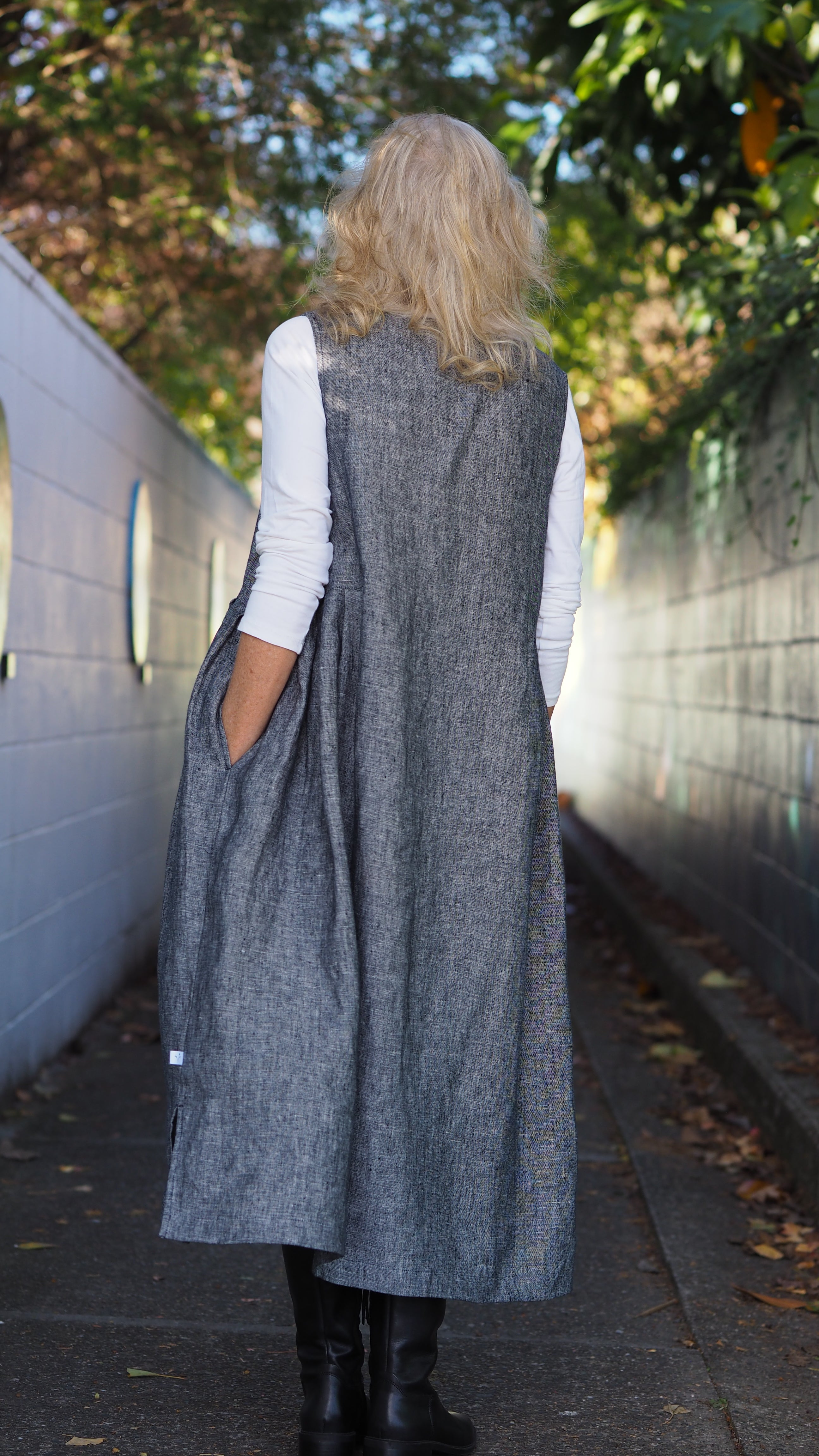 Waihi Dress Rogue Linen Designer Clothing