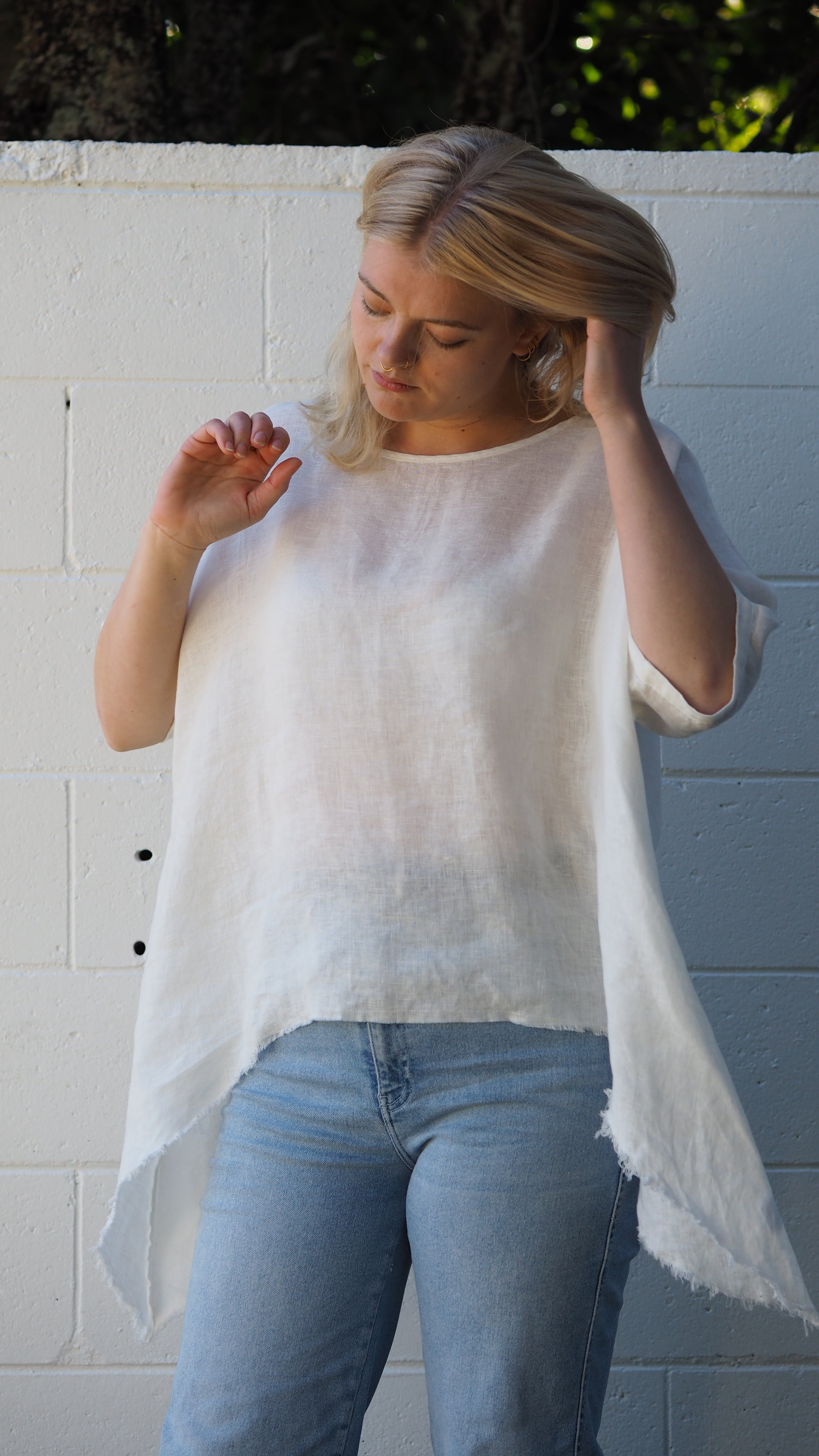 Miramar Blouse Rogue Linen Designer Clothing