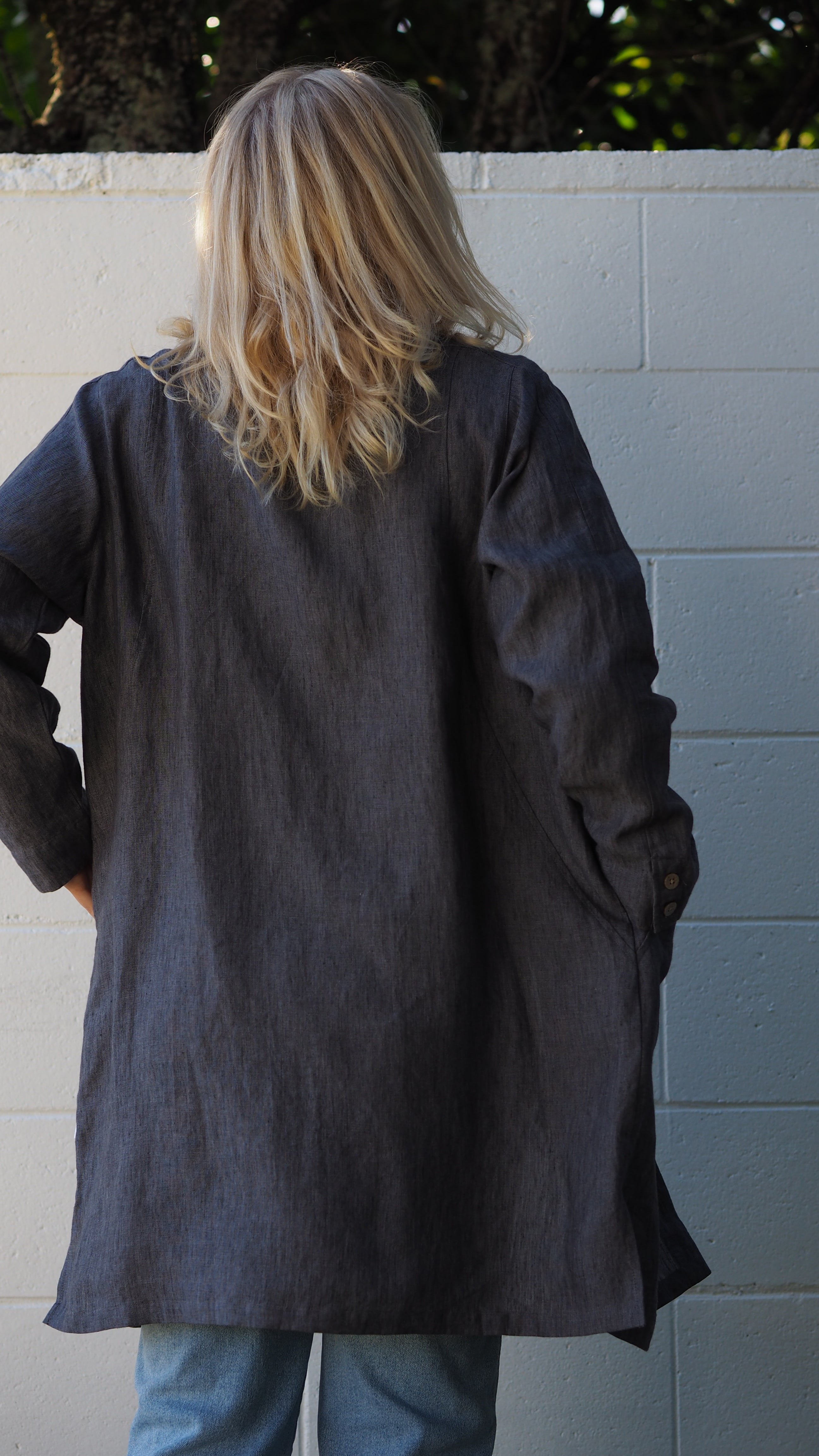 Hataitai Coat Rogue Linen Designer Clothing