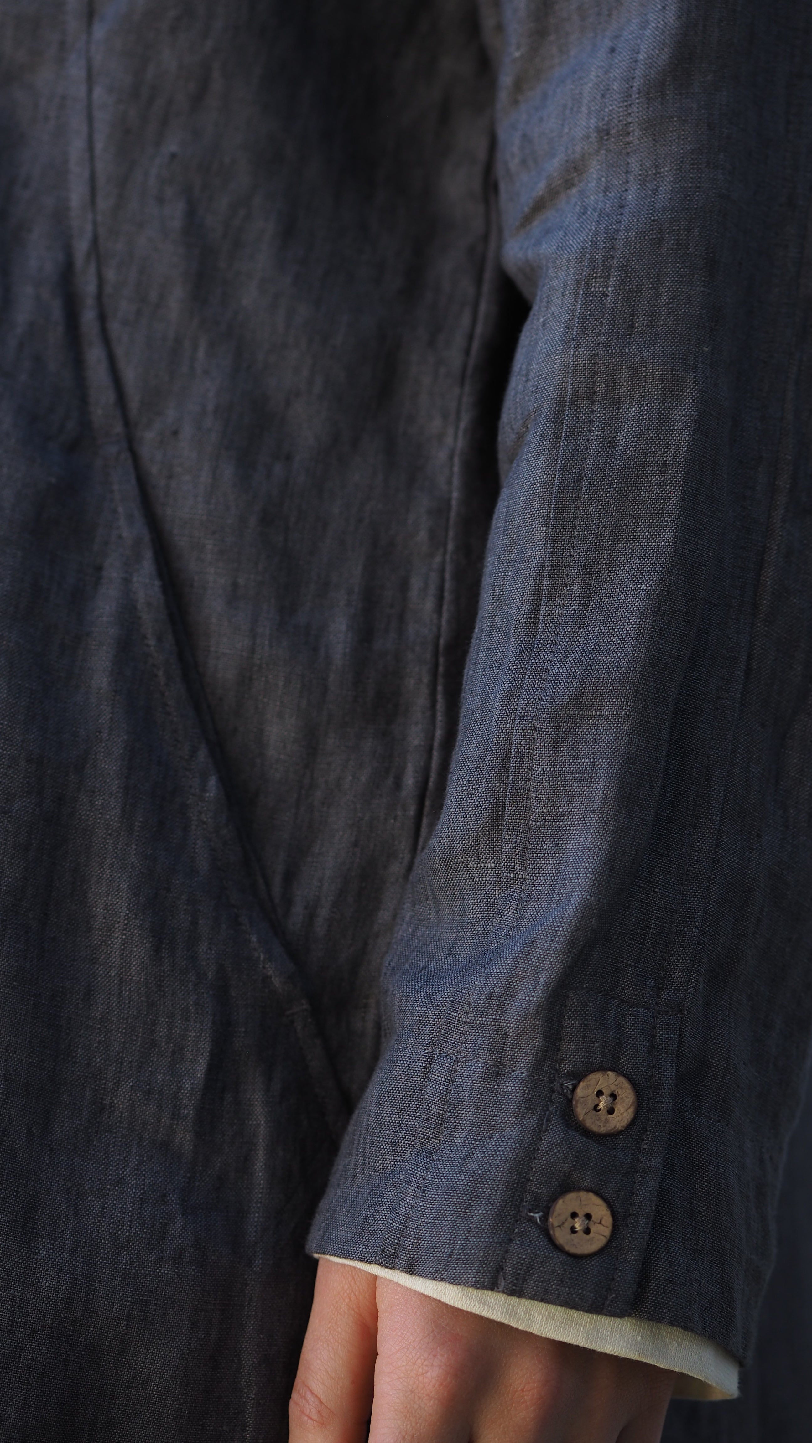 Hataitai Coat Rogue Linen Designer Clothing