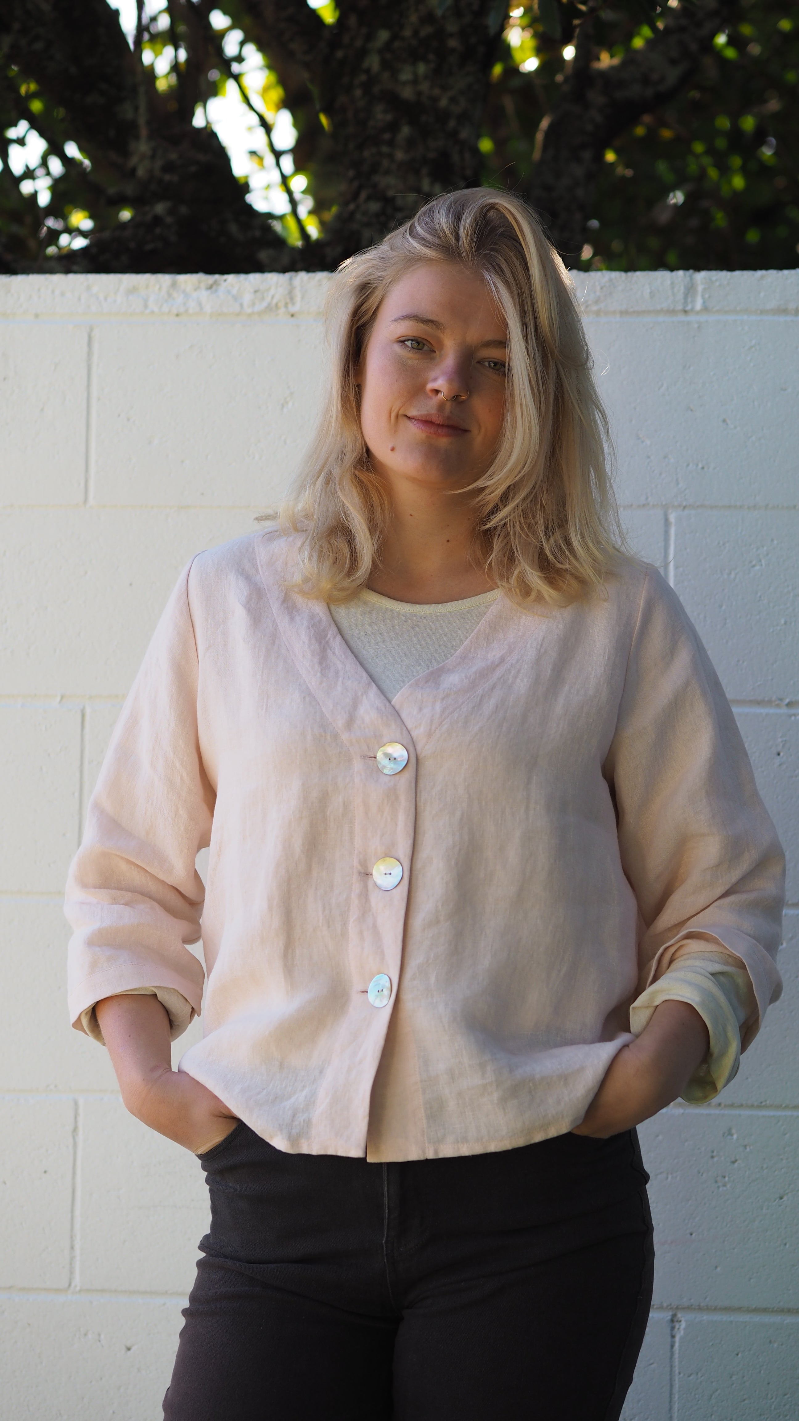 Kelburn Top Rogue Linen Designer Clothing