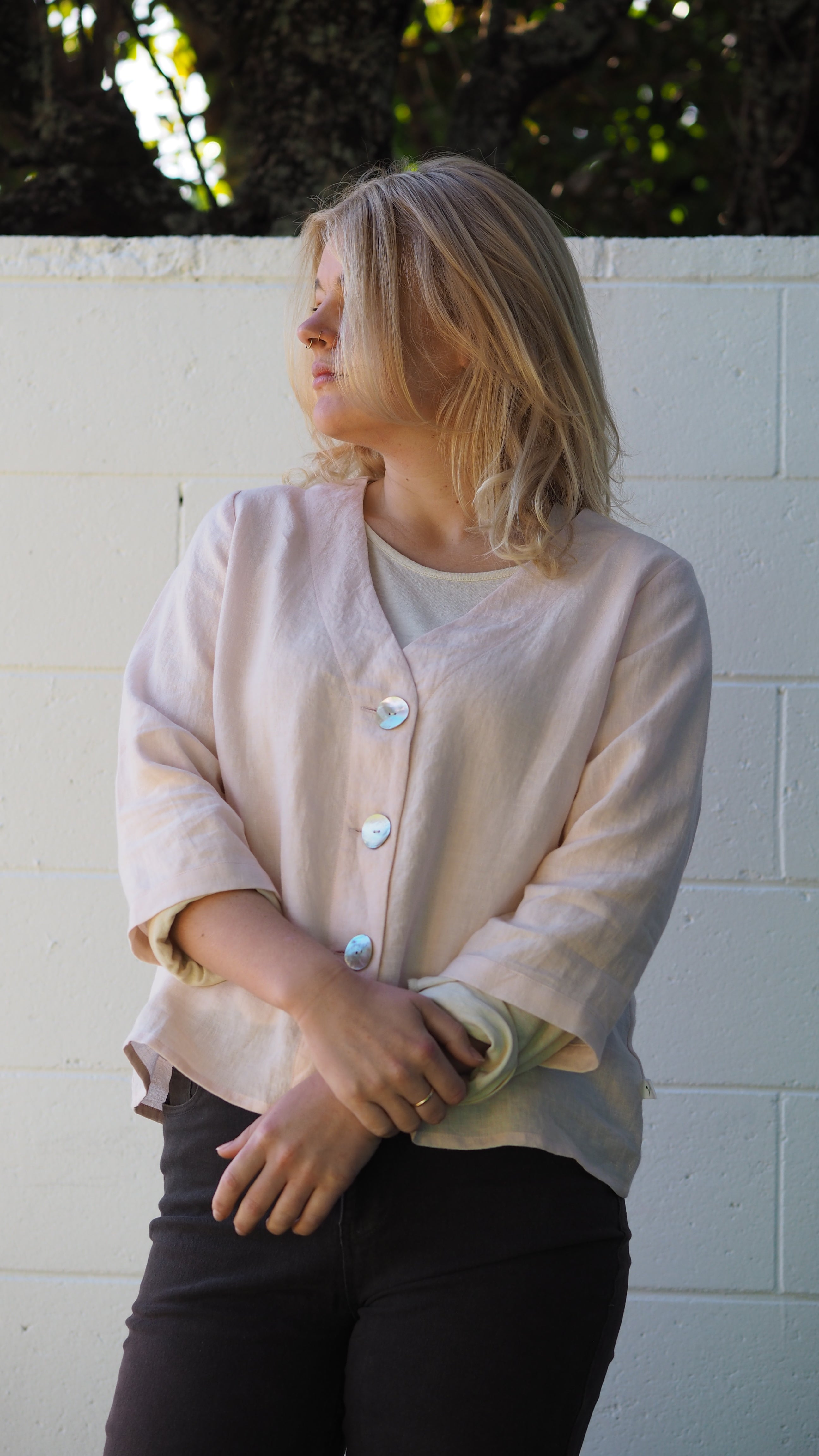 Kelburn Top Rogue Linen Designer Clothing