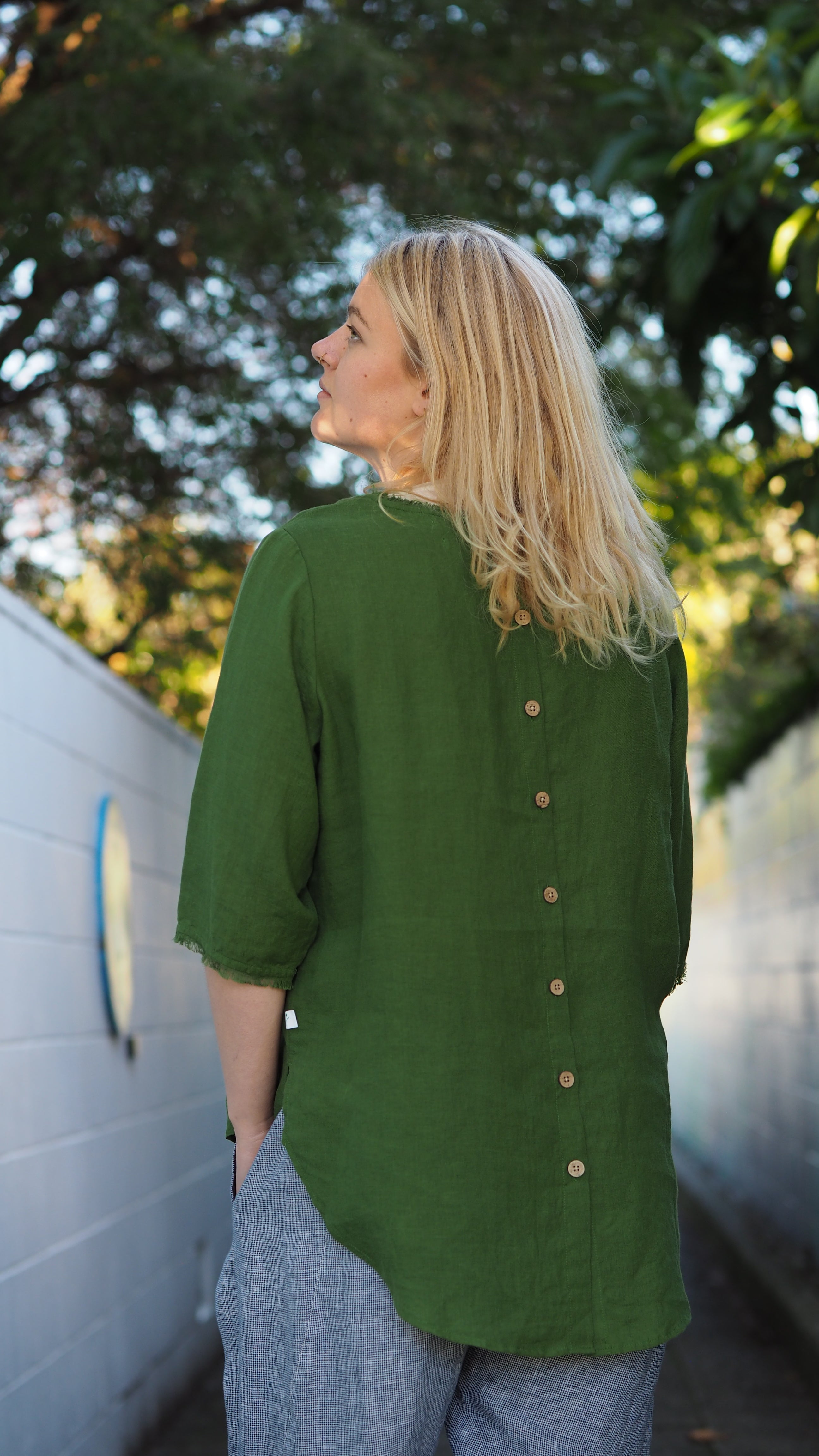 Sintra Blouse Rogue Linen Designer Clothing
