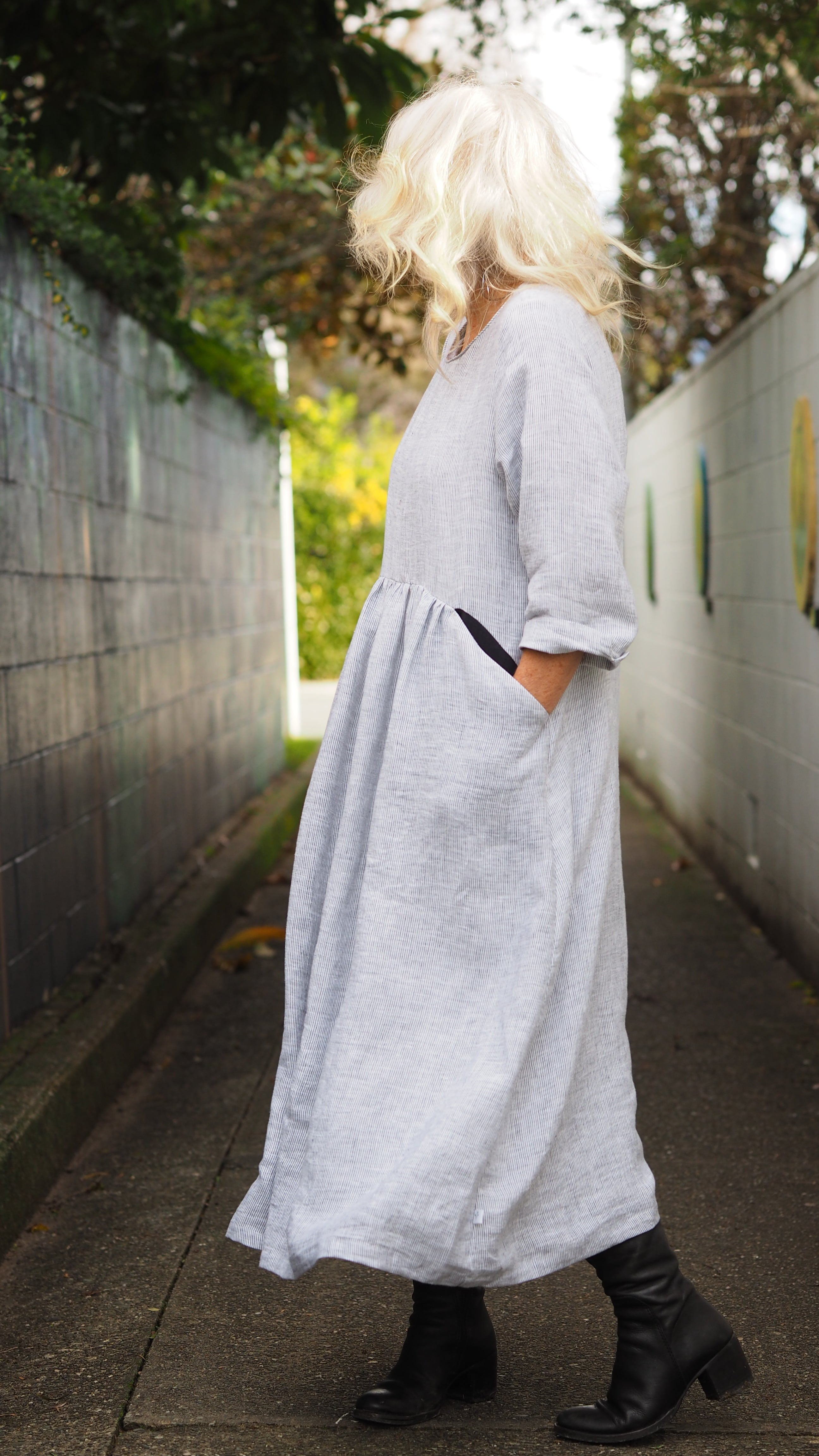 Runanga Dress Rogue Linen Designer Clothing