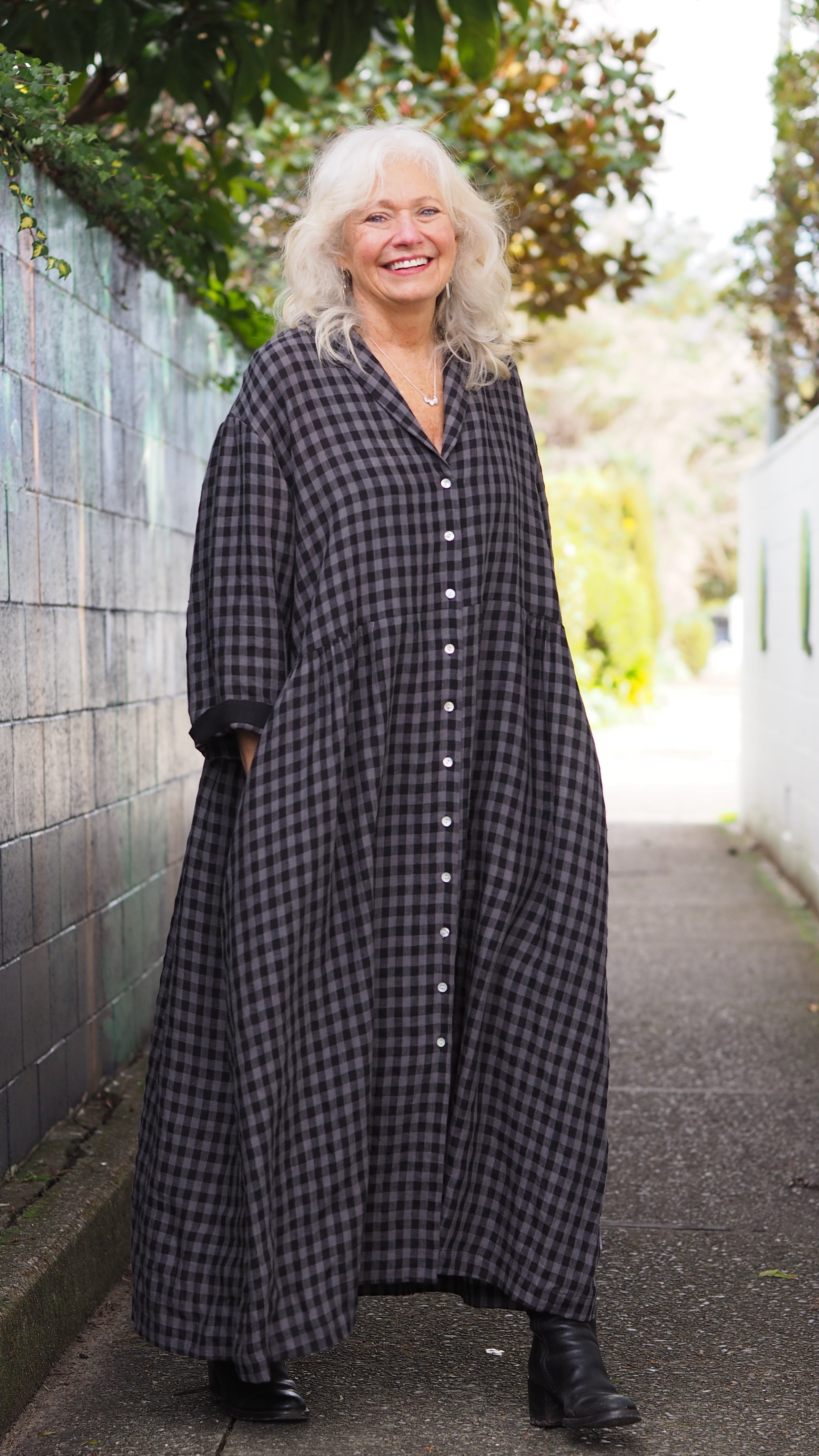 Dobson Dress/Coat Rogue Linen Designer Clothing