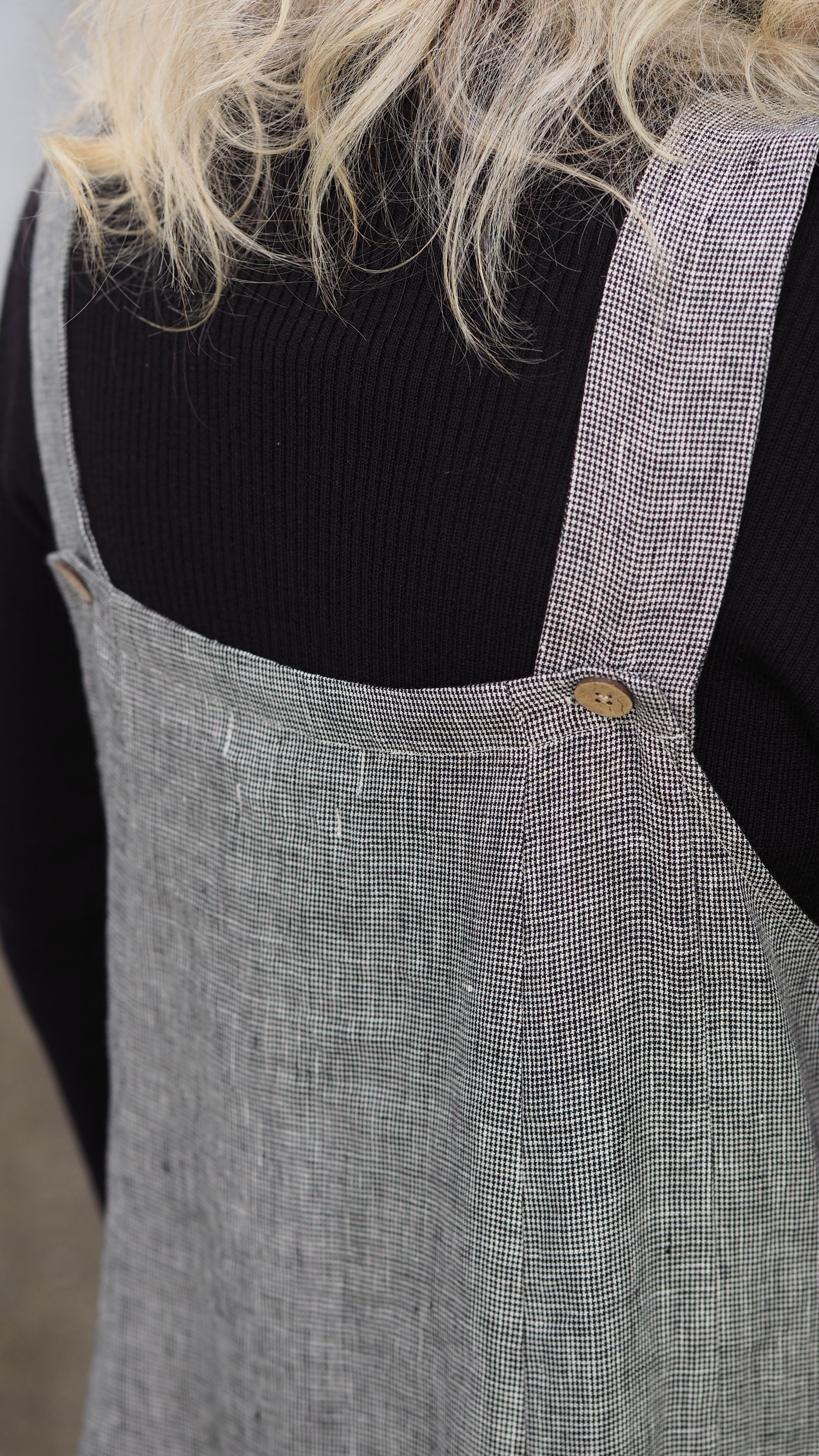 Rakiura Pinafore Rogue Linen Designer Clothing