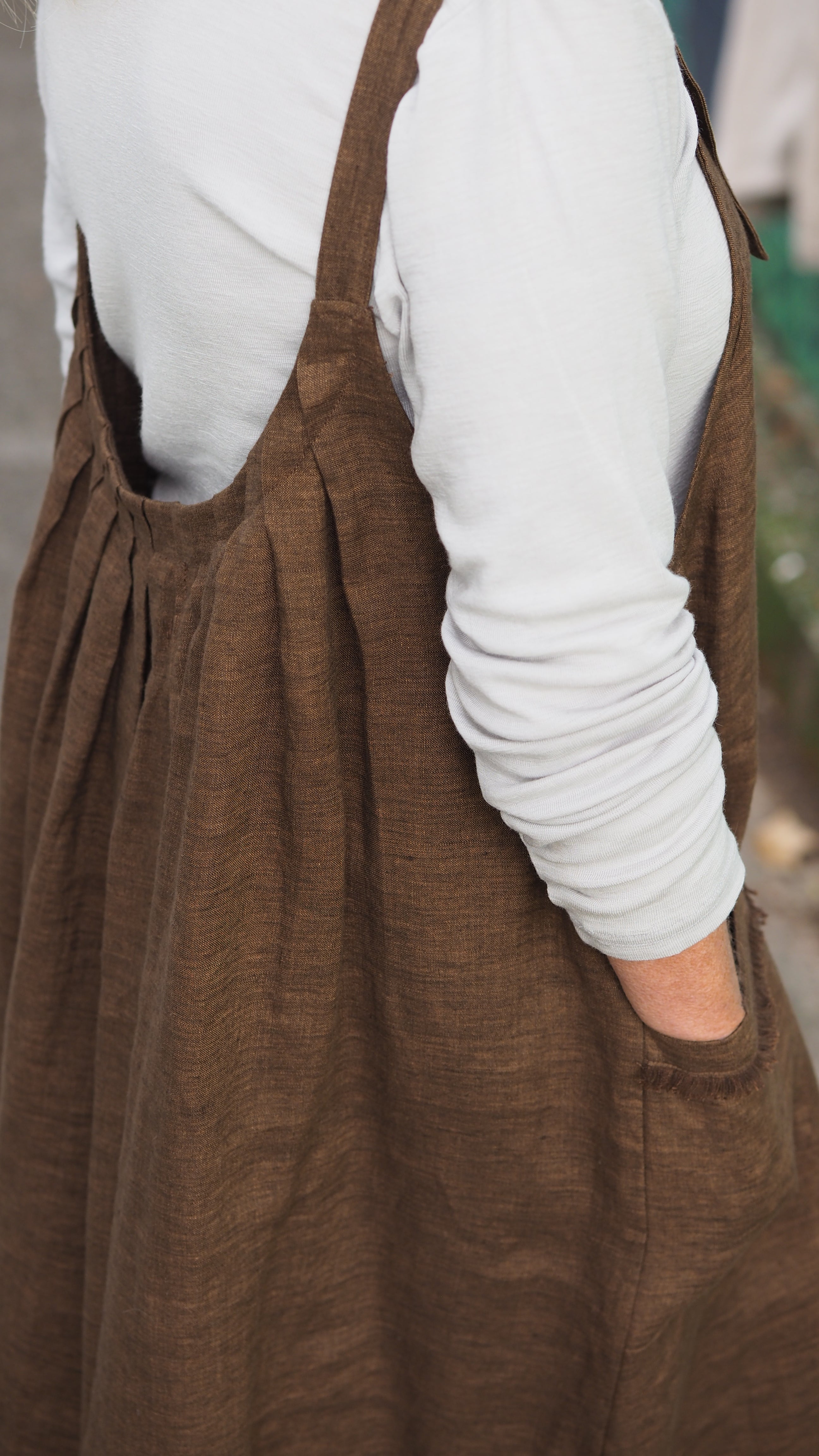 Pinafore Rogue Linen Designer Clothing