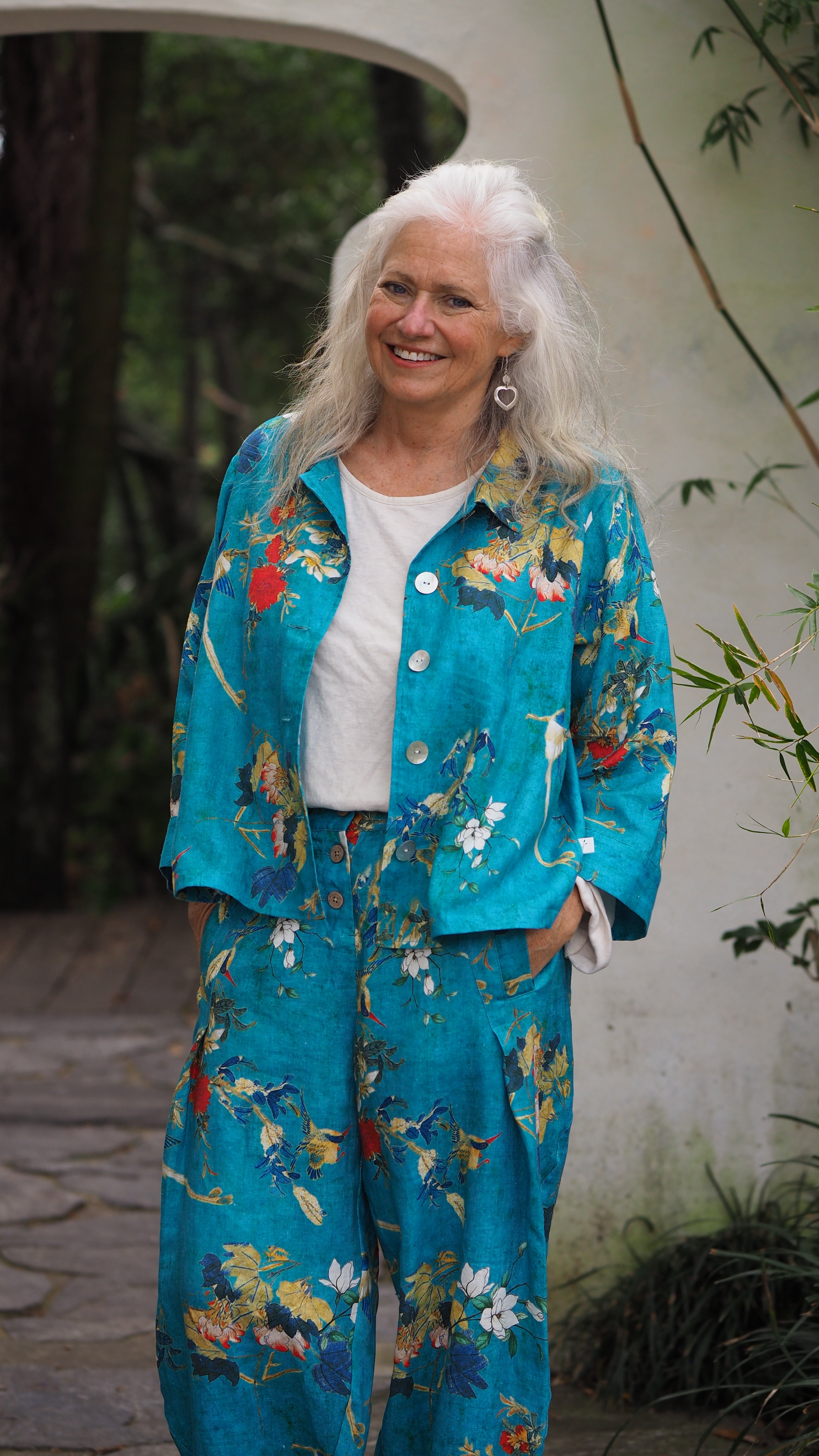 Mondovi Jacket Rogue Linen Designer Clothing