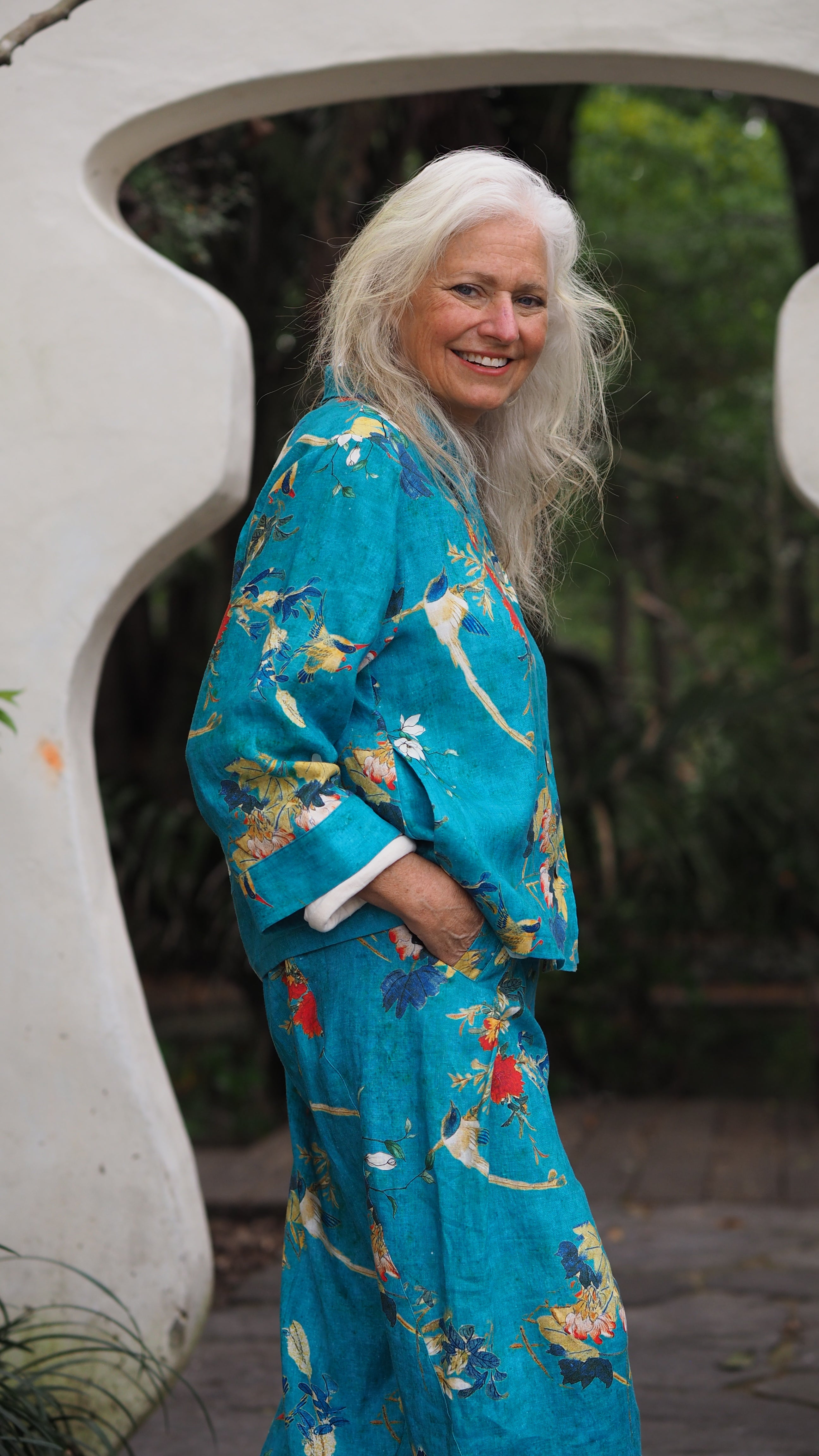 Mondovi Jacket Rogue Linen Designer Clothing