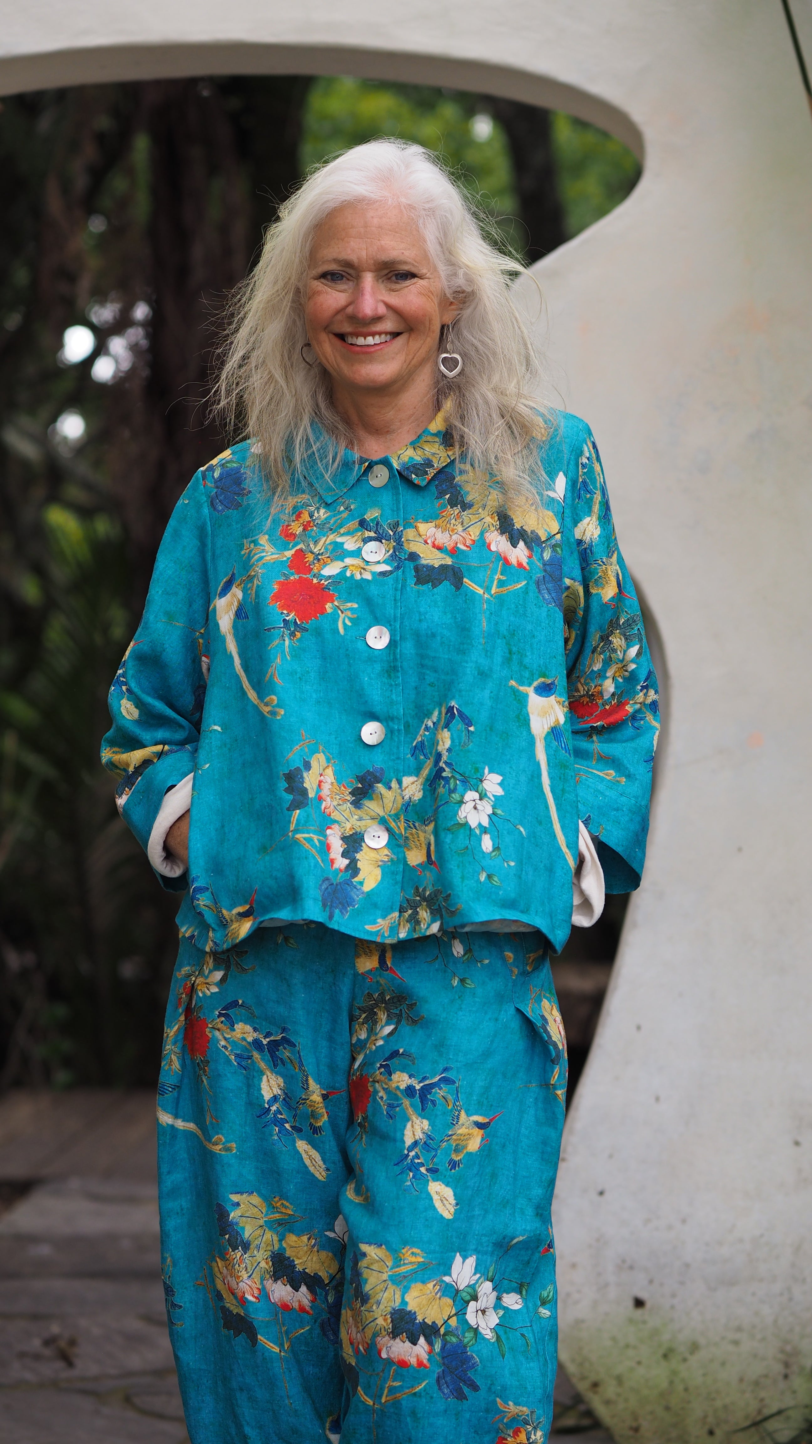 Mondovi Jacket Rogue Linen Designer Clothing