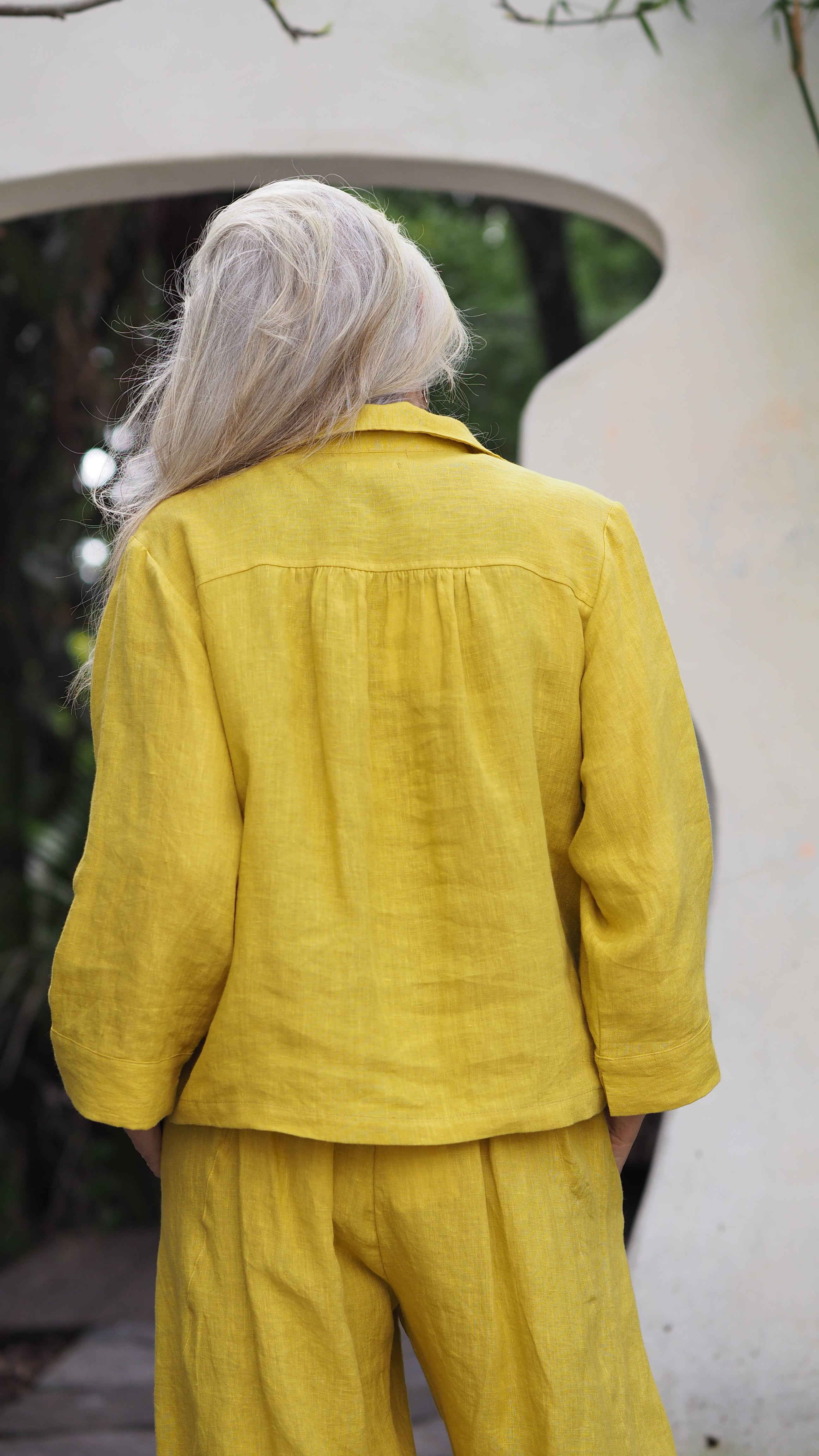 Mondovi Jacket Rogue Linen Designer Clothing