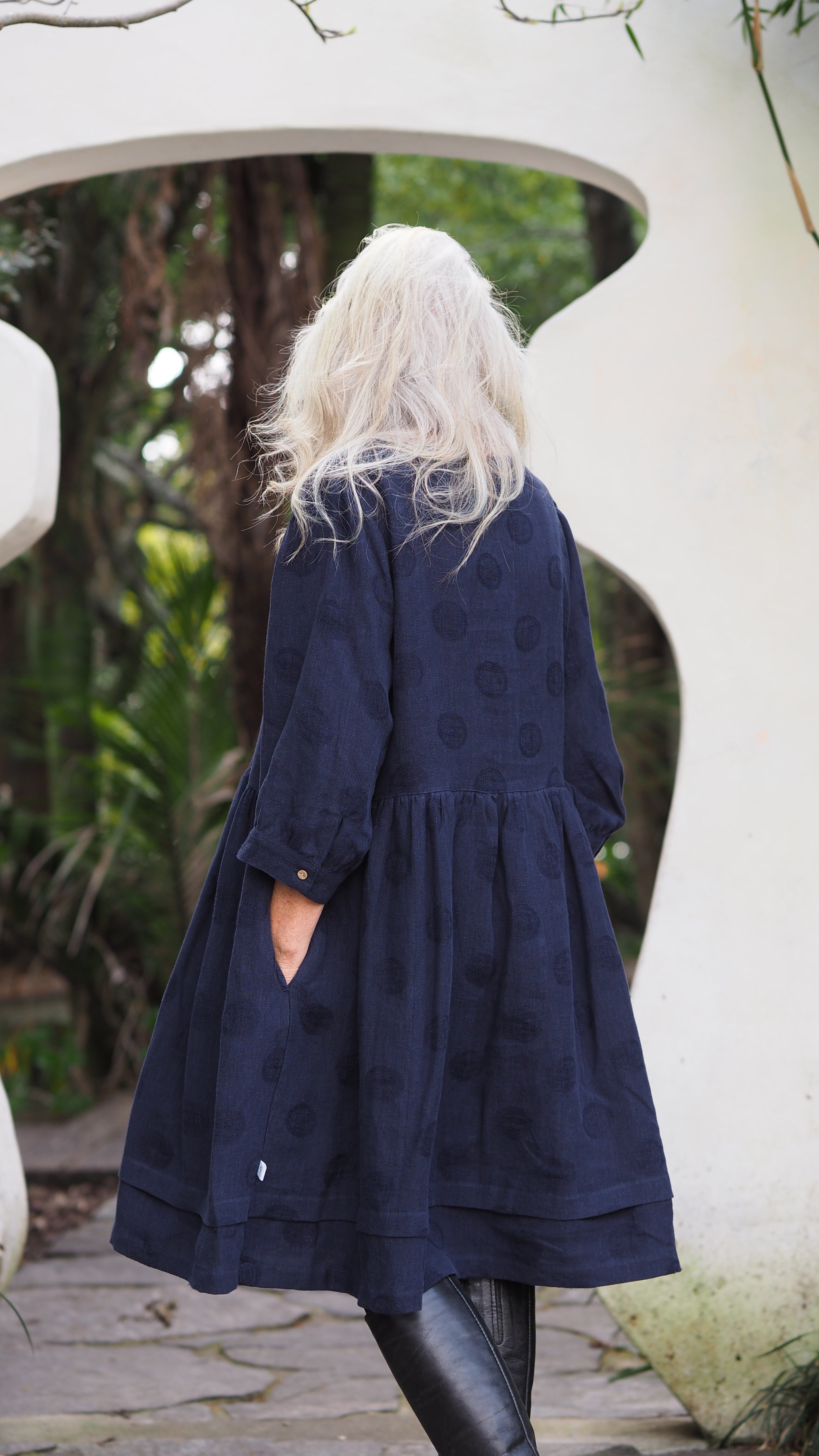 Tongariro Dress Women's Linen Smock - Rogue Linen