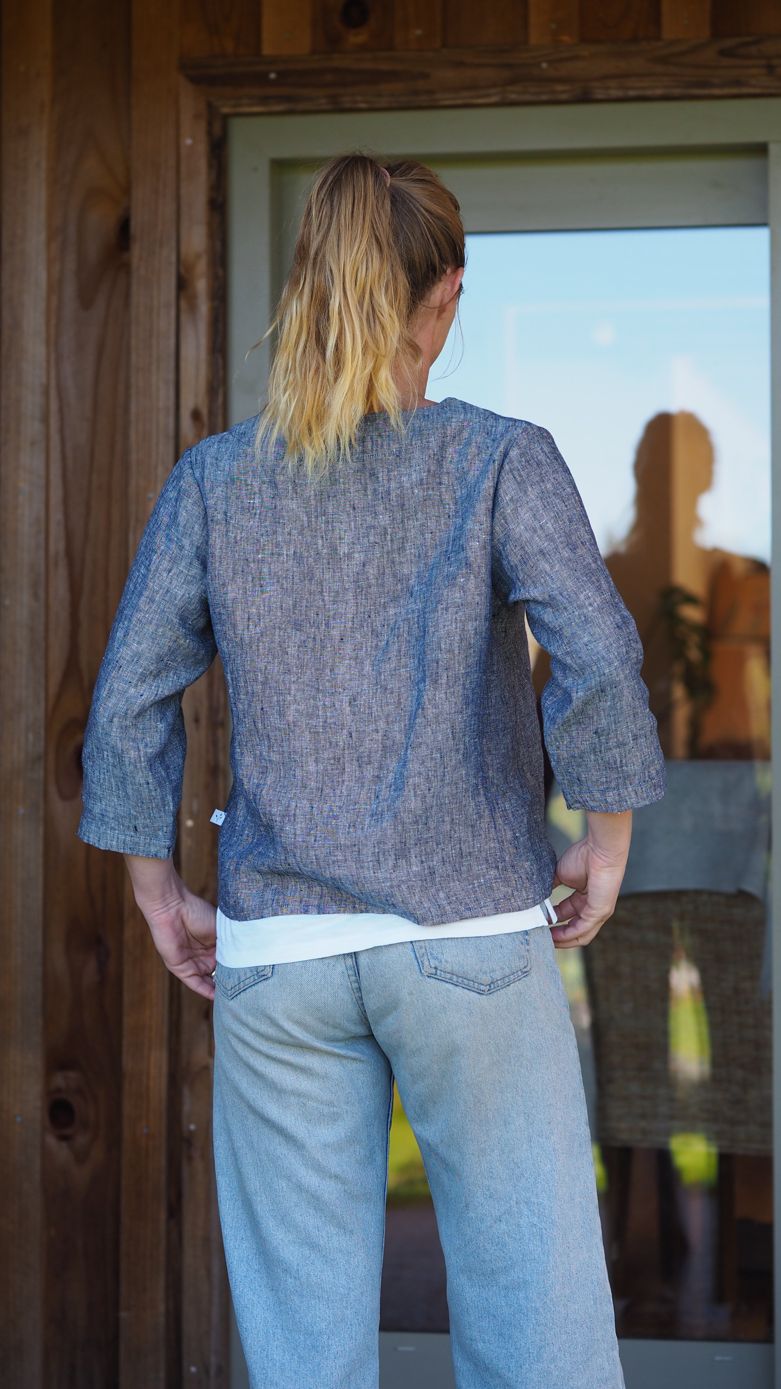 Kelburn Top Rogue Linen Designer Clothing