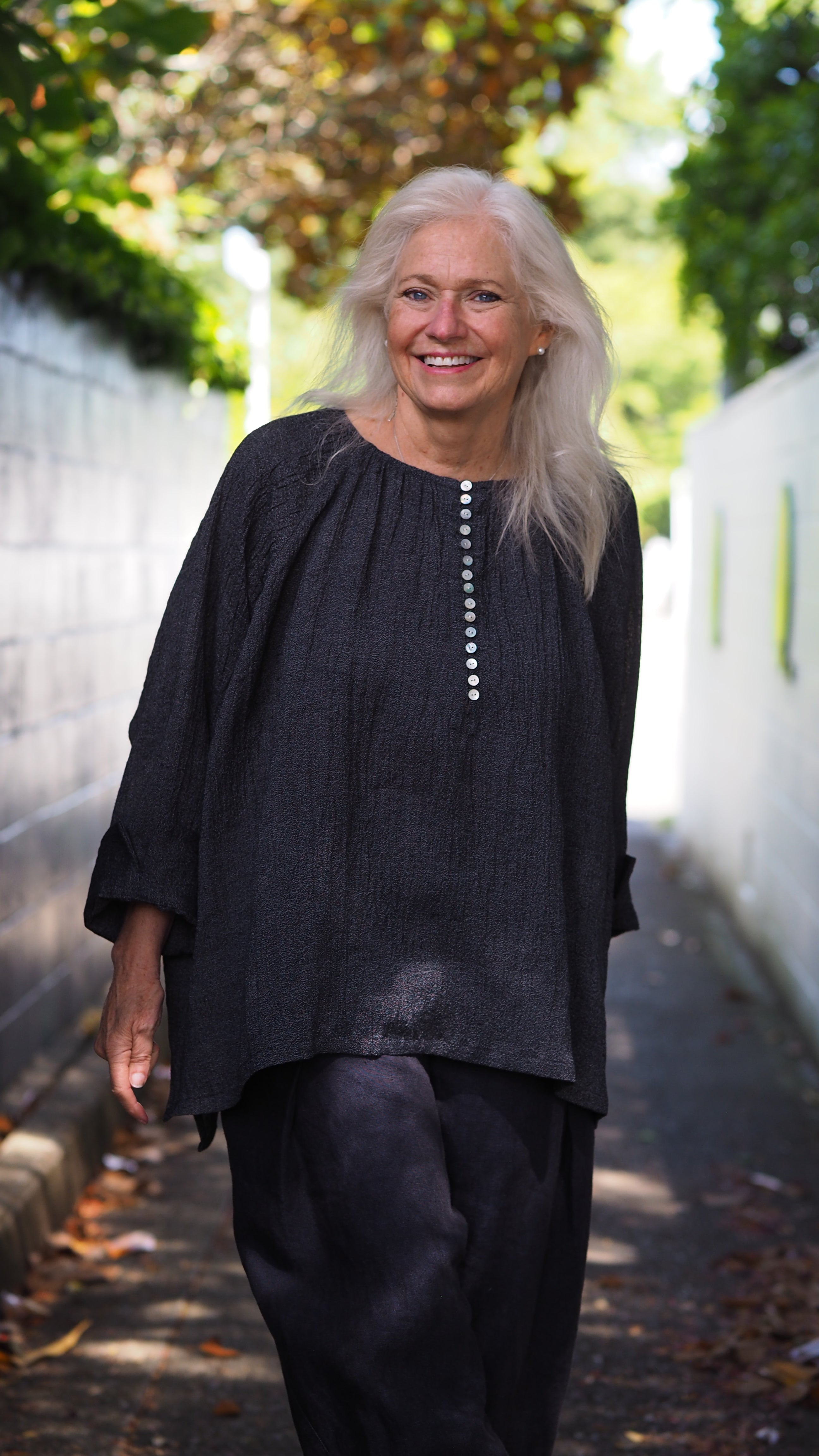 Waikanae Blouse Rogue Linen Women's Designer Clothing New Zealand