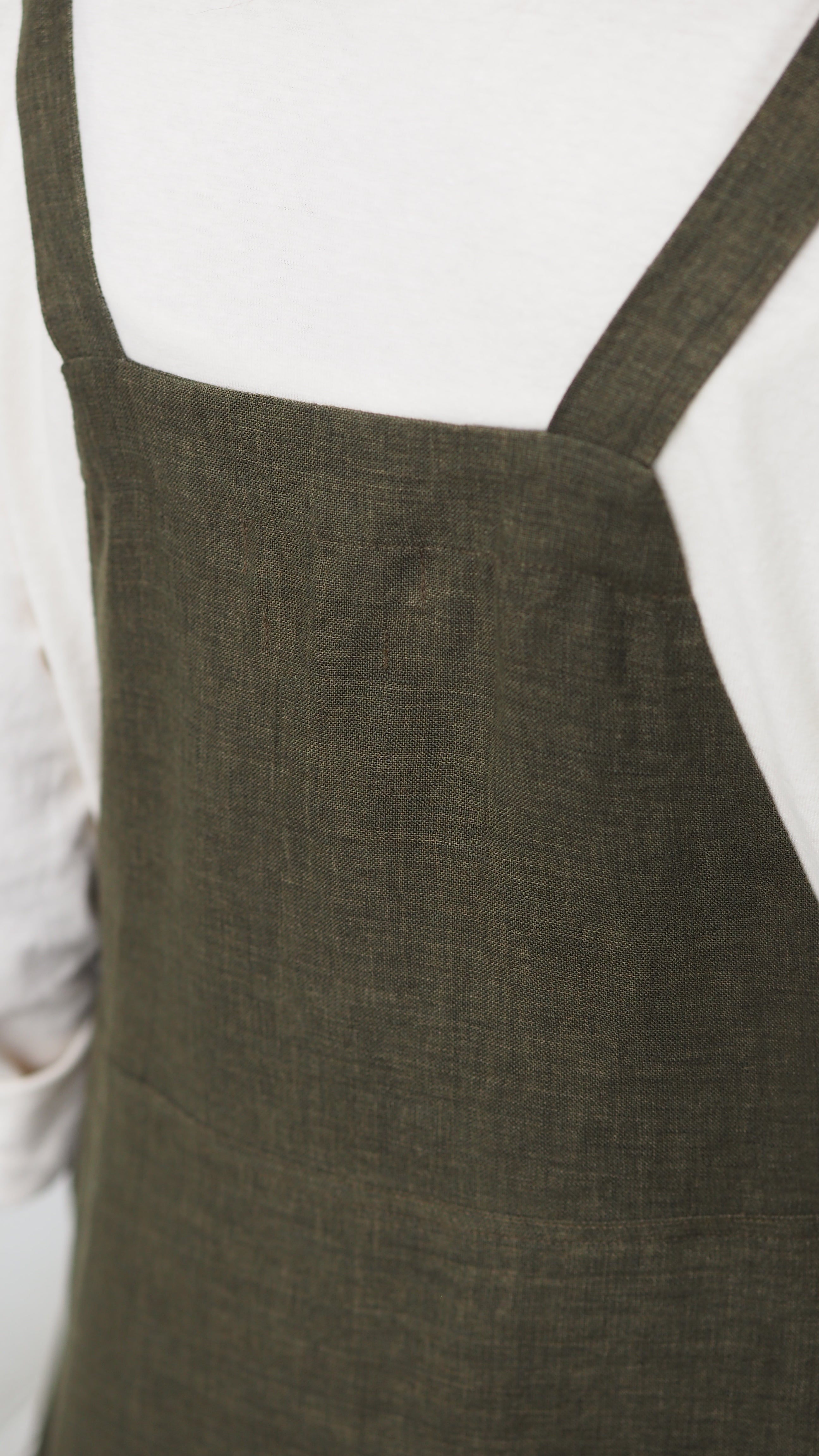 Puhoi Pinafore Rogue Linen Designer Women's Clothing New Zealand