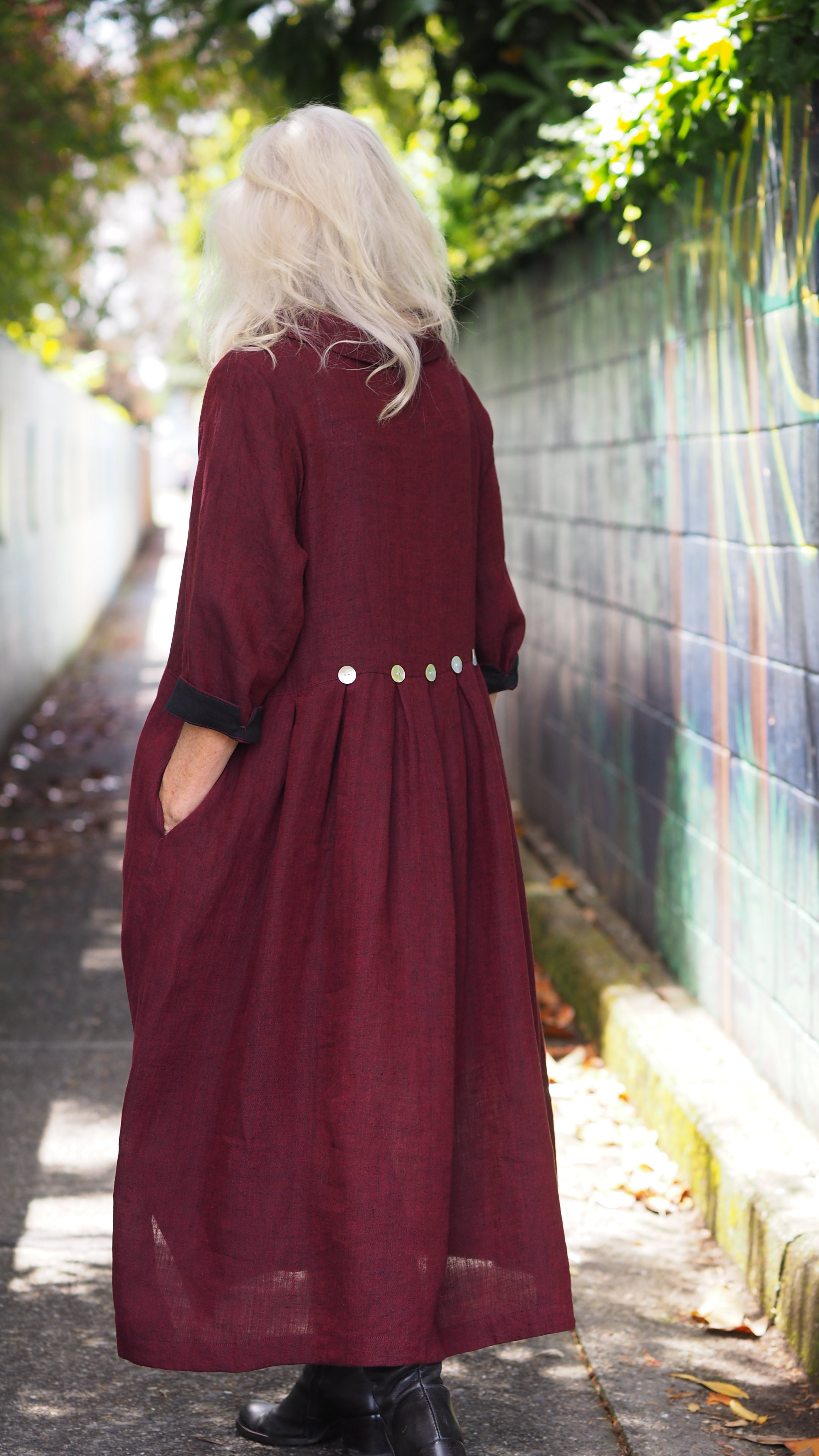 Taranaki Dress Rogue Linen Designer Clothing