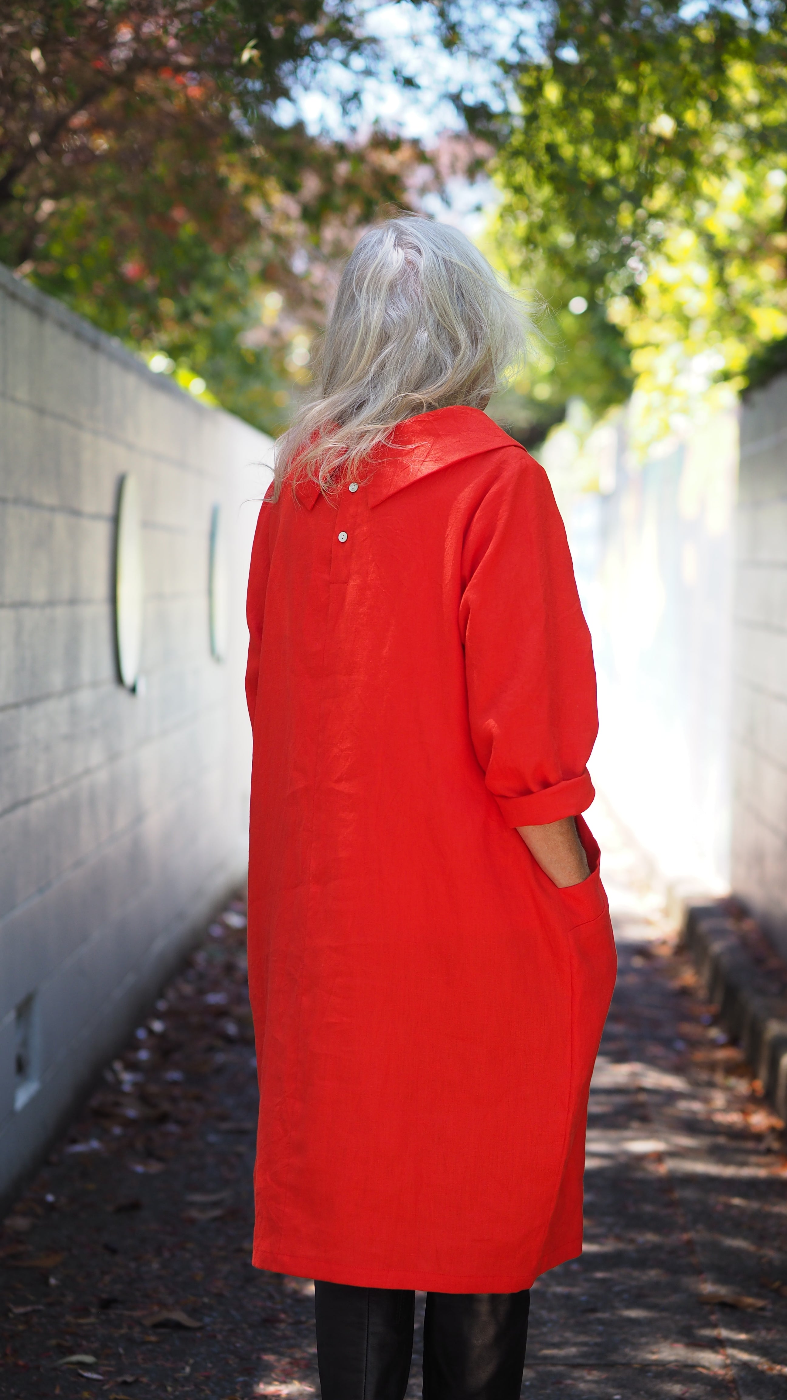 Maruia Dress Rogue Linen Designer Clothing