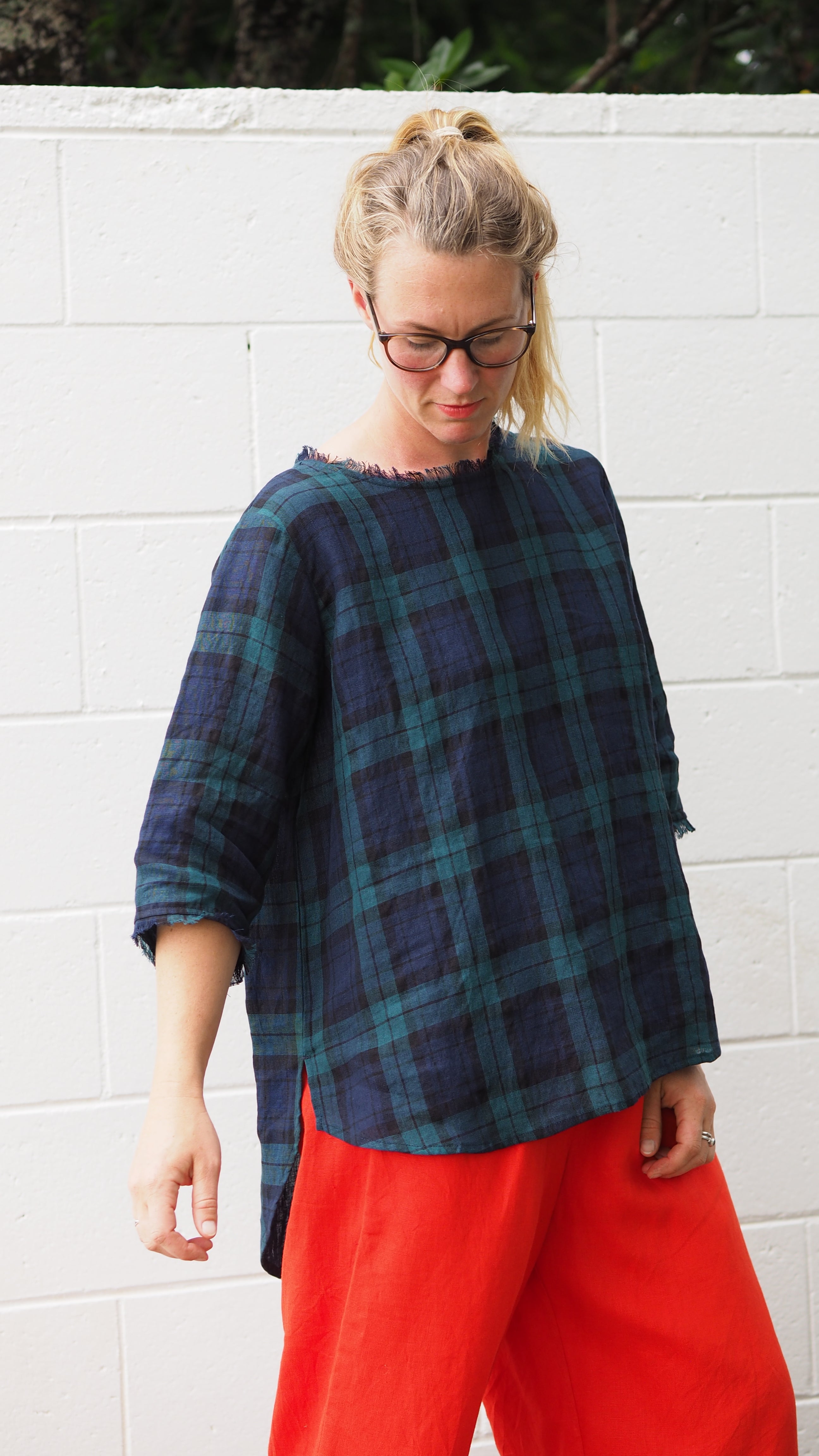 Sintra Blouse Rogue Linen Designer Clothing