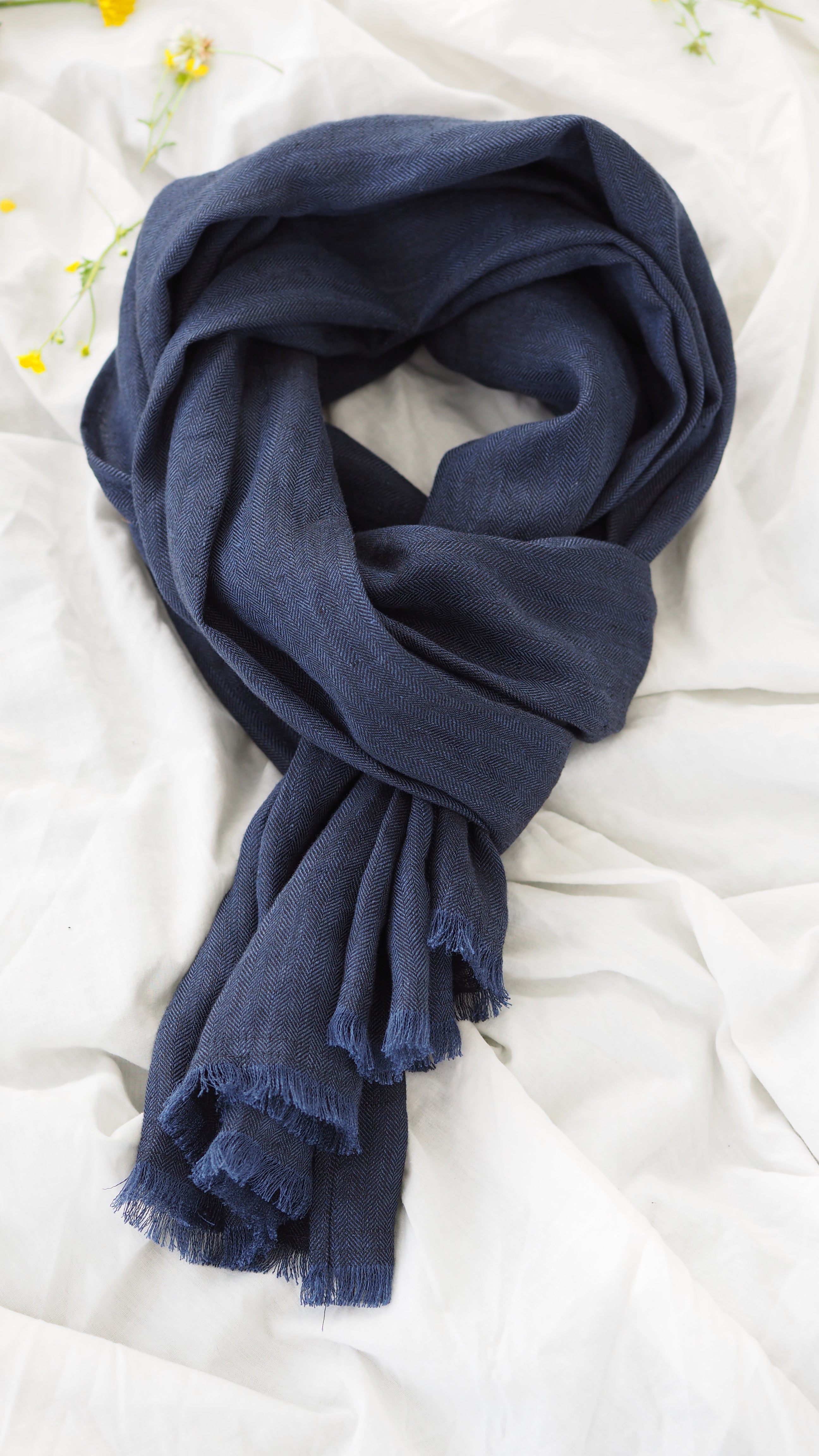 Designer Linen Shawl - Rogue Linen