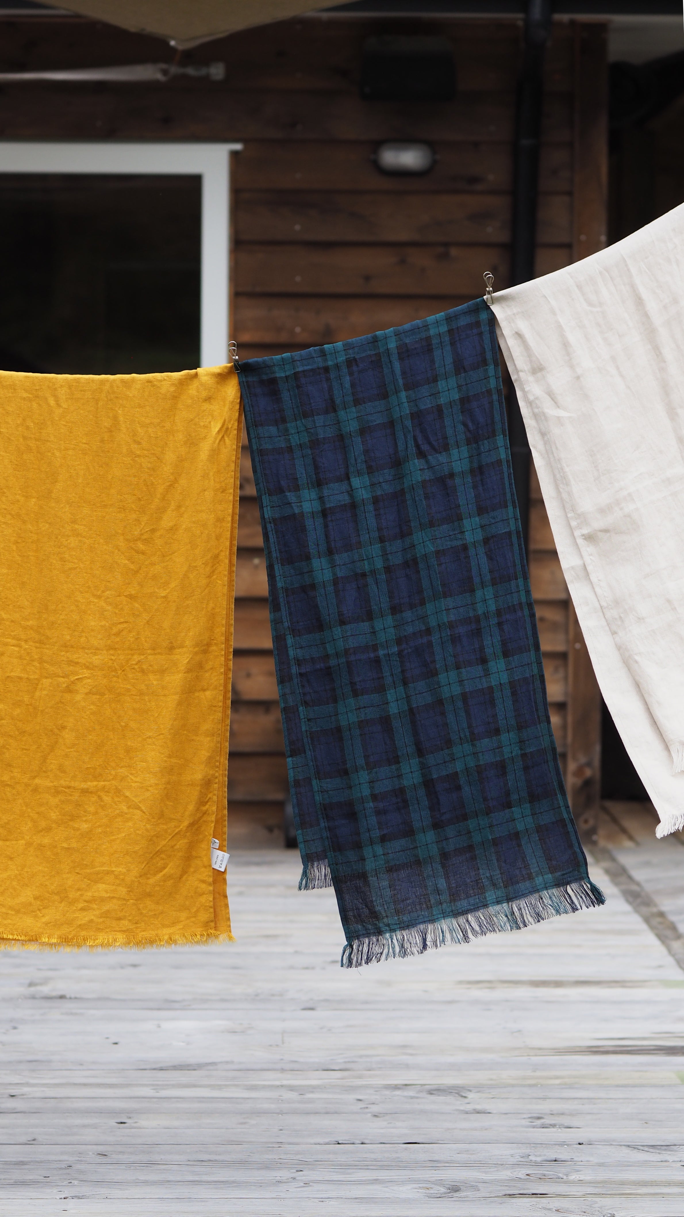 Designer Linen Scarf - Rogue Linen