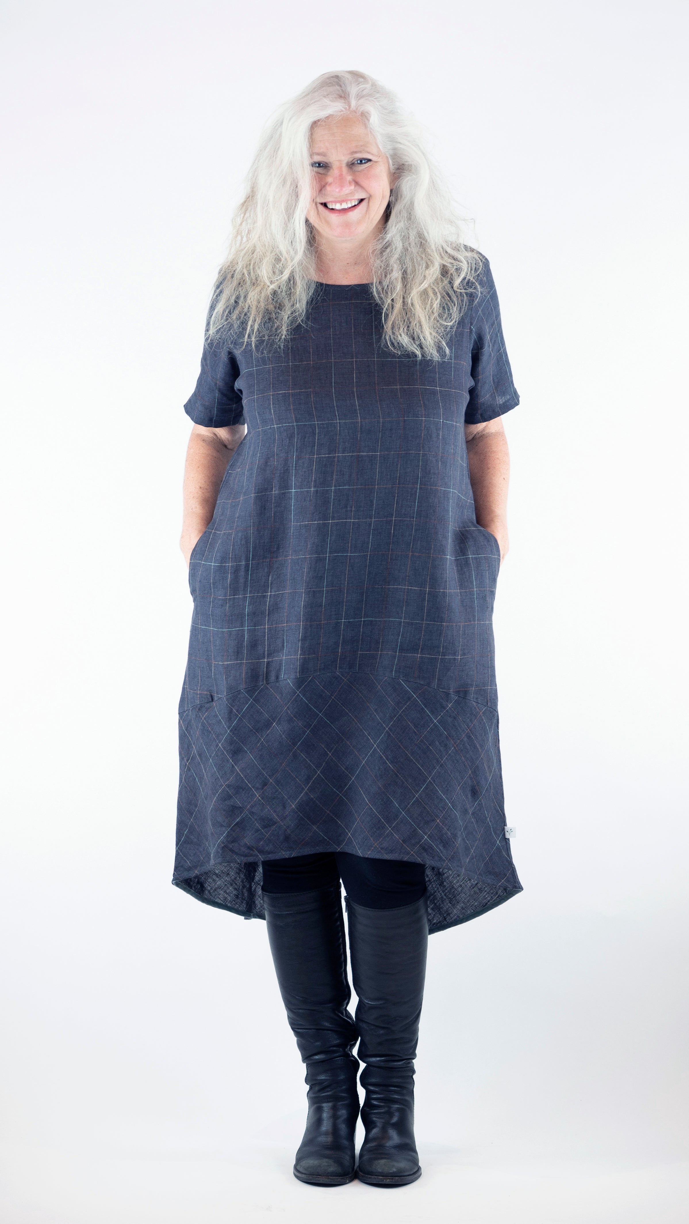 Napier Dress Rogue Linen Designer Clothing