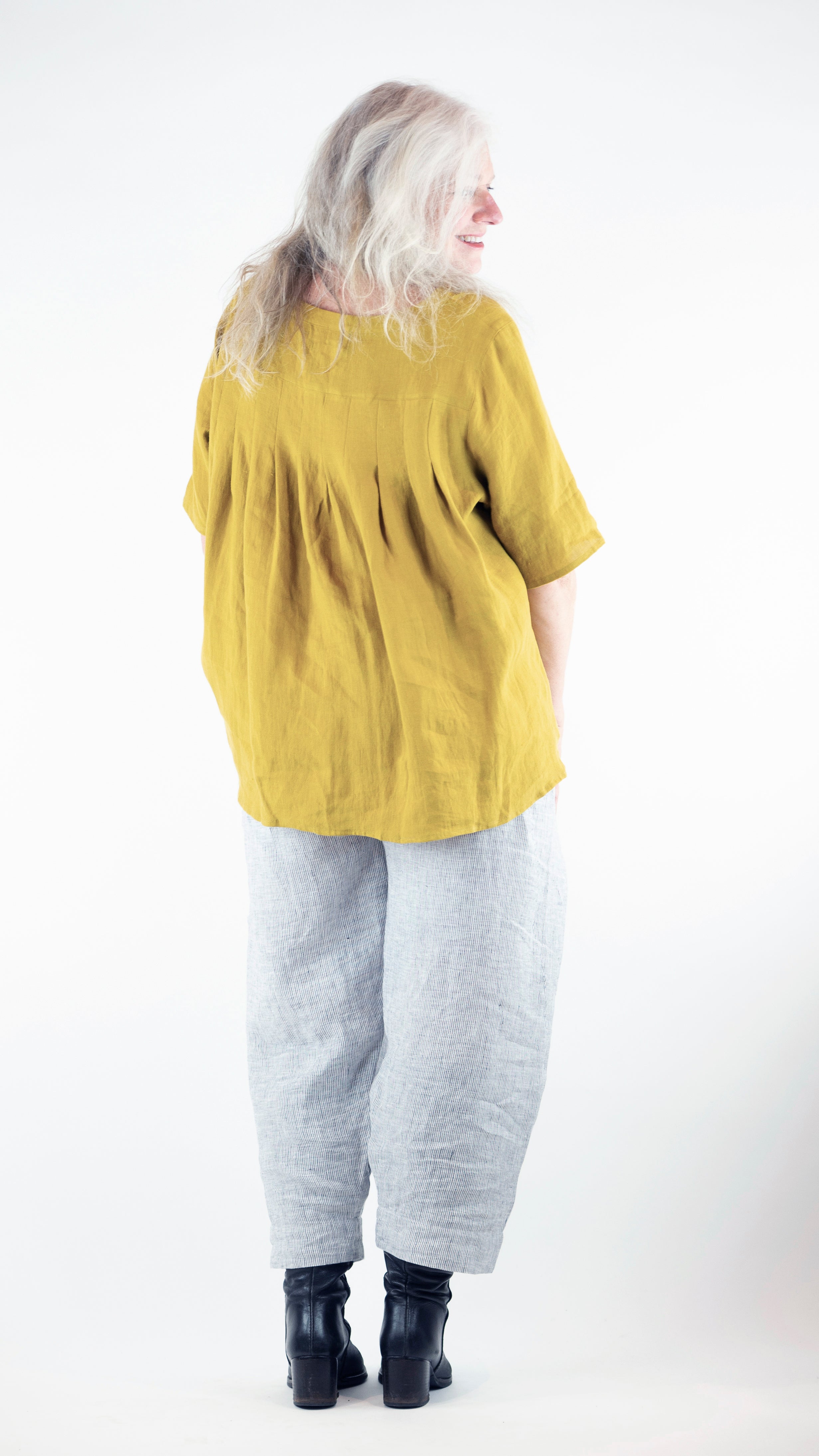 Kakanui Blouse Rogue Linen Designer Clothing