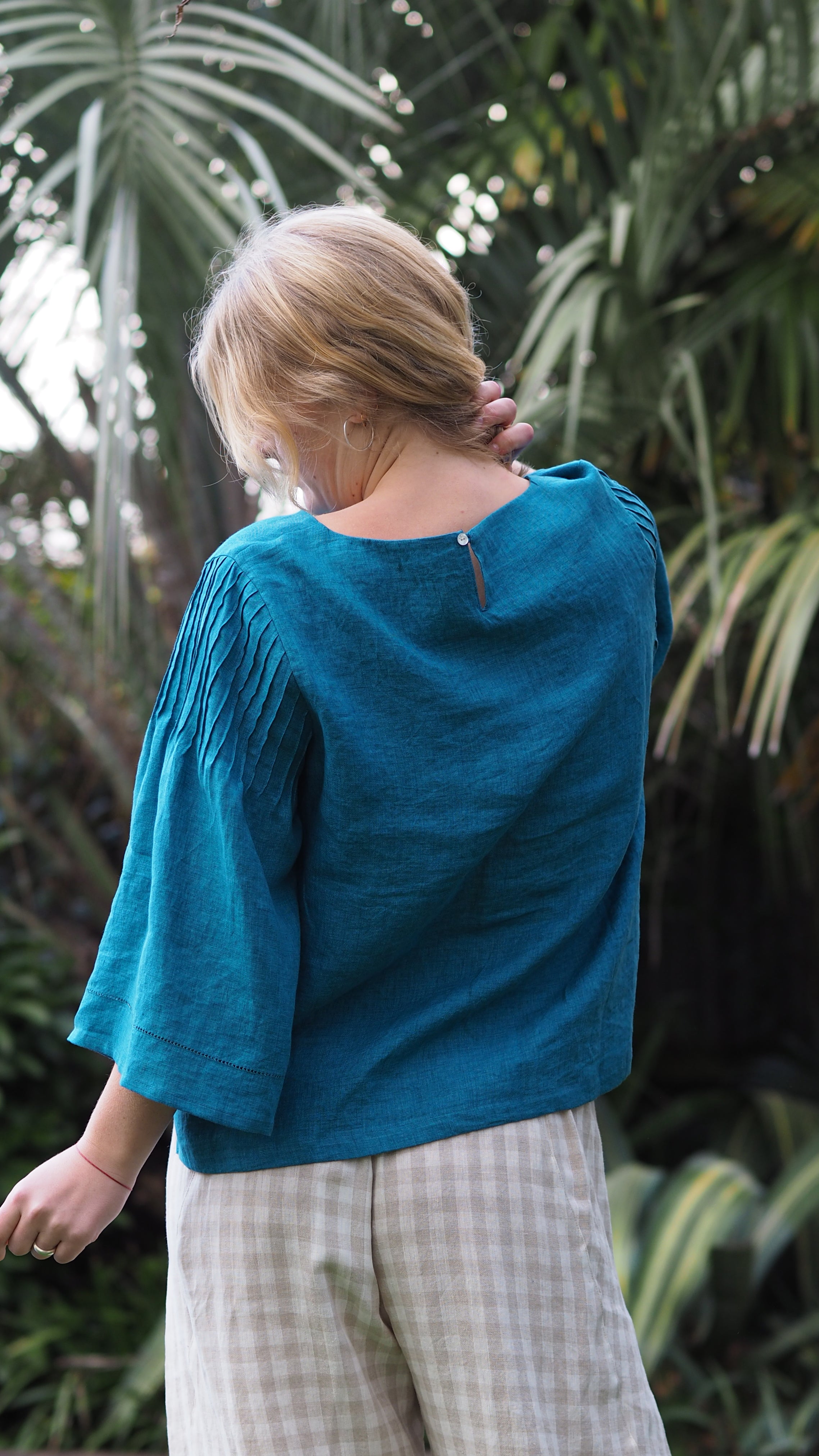 Moana Blouse Rogue Linen Designer Clothing