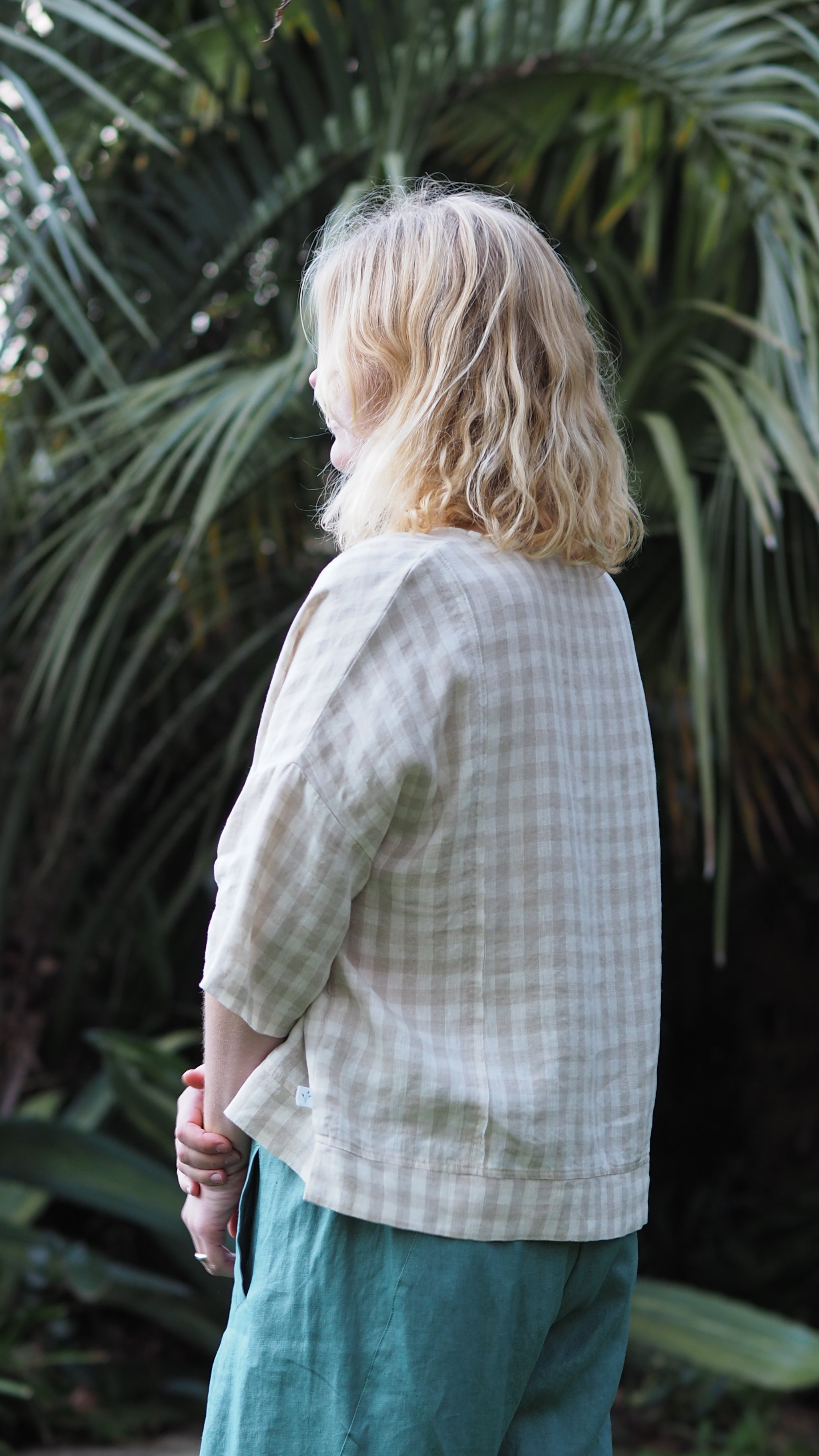 Mangatoki Blouse Rogue Linen Designer Clothing