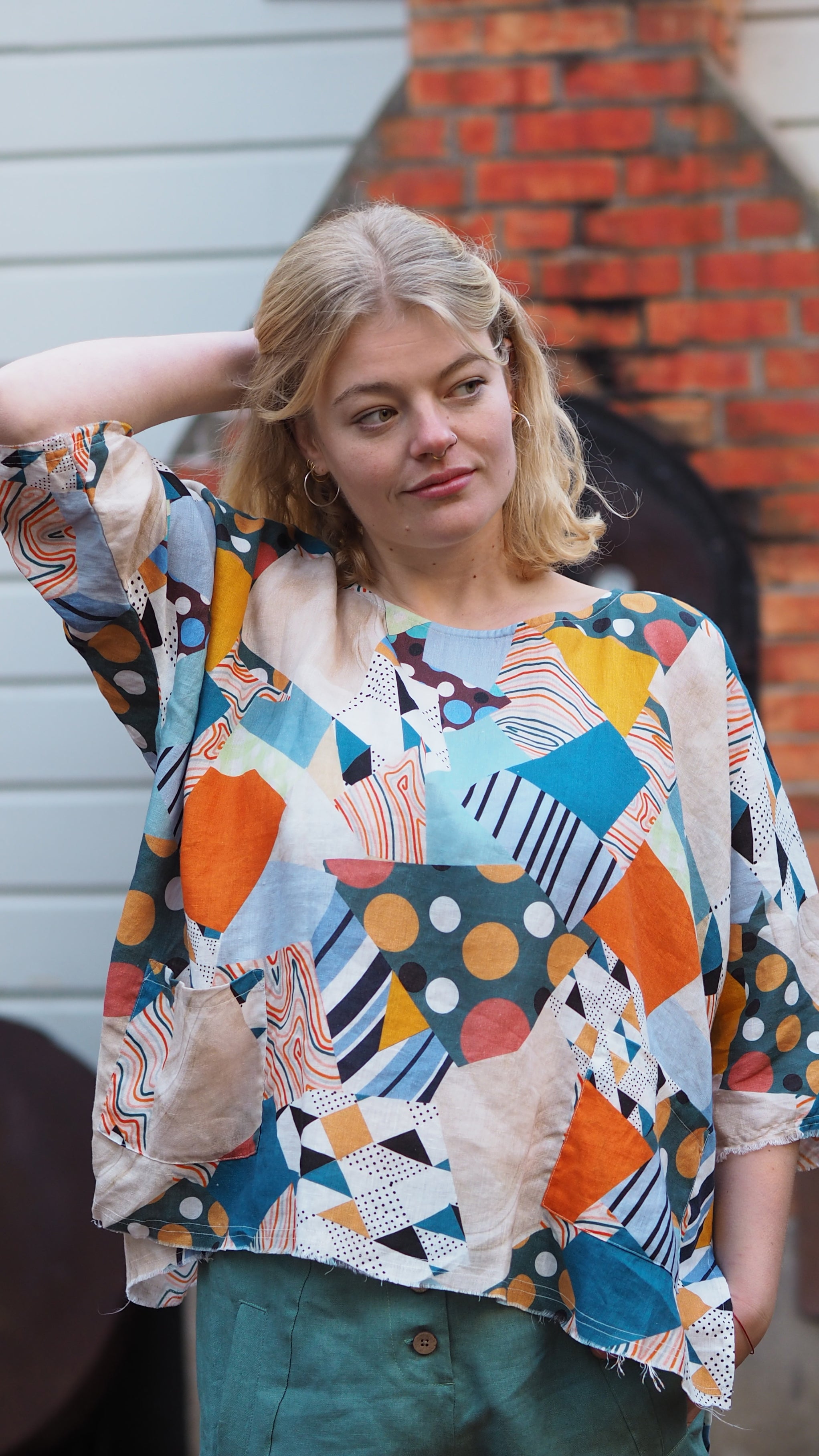 Silverdale Blouse Rogue Linen Designer Clothing