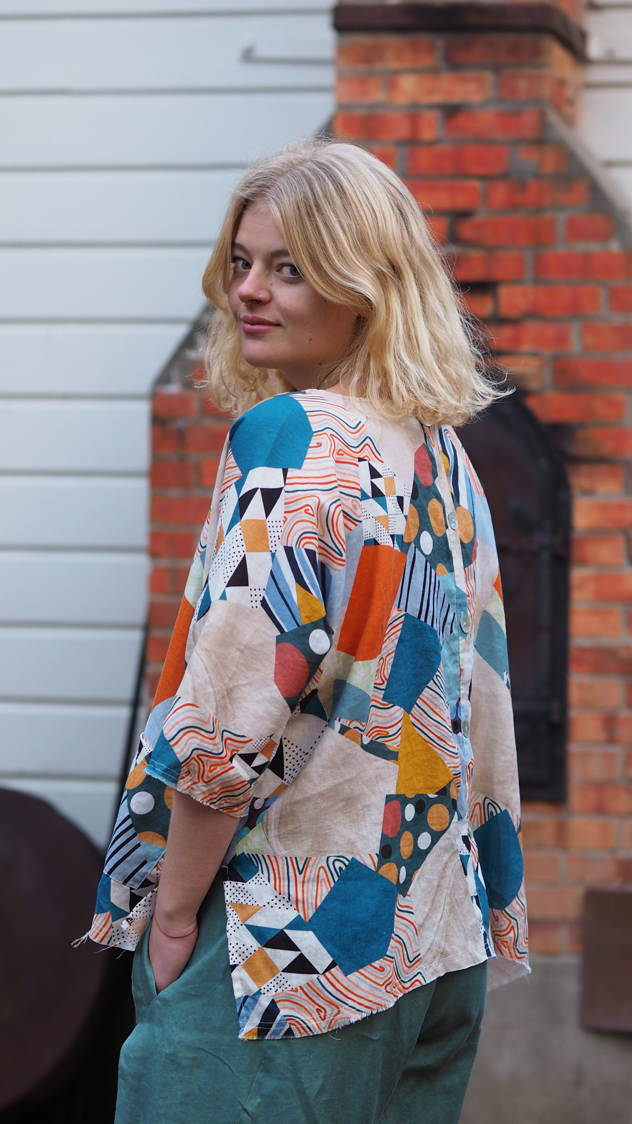 Silverdale Blouse Rogue Linen Designer Clothing